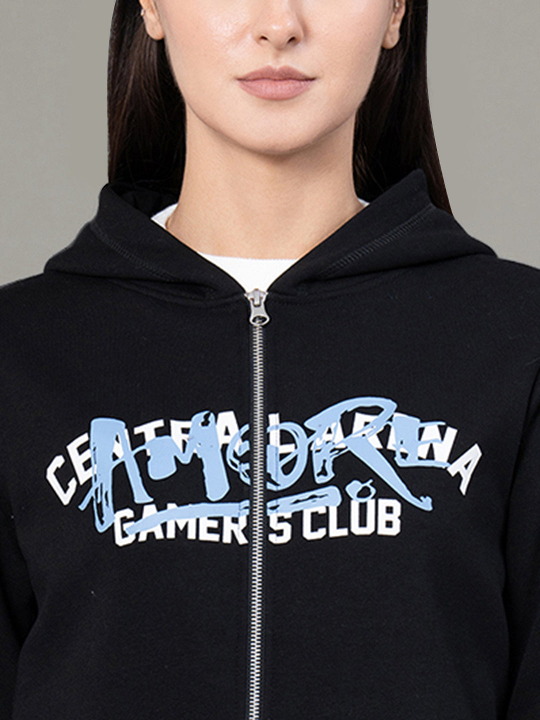 Full Zip Graphic Hoodie for Women – Redtape