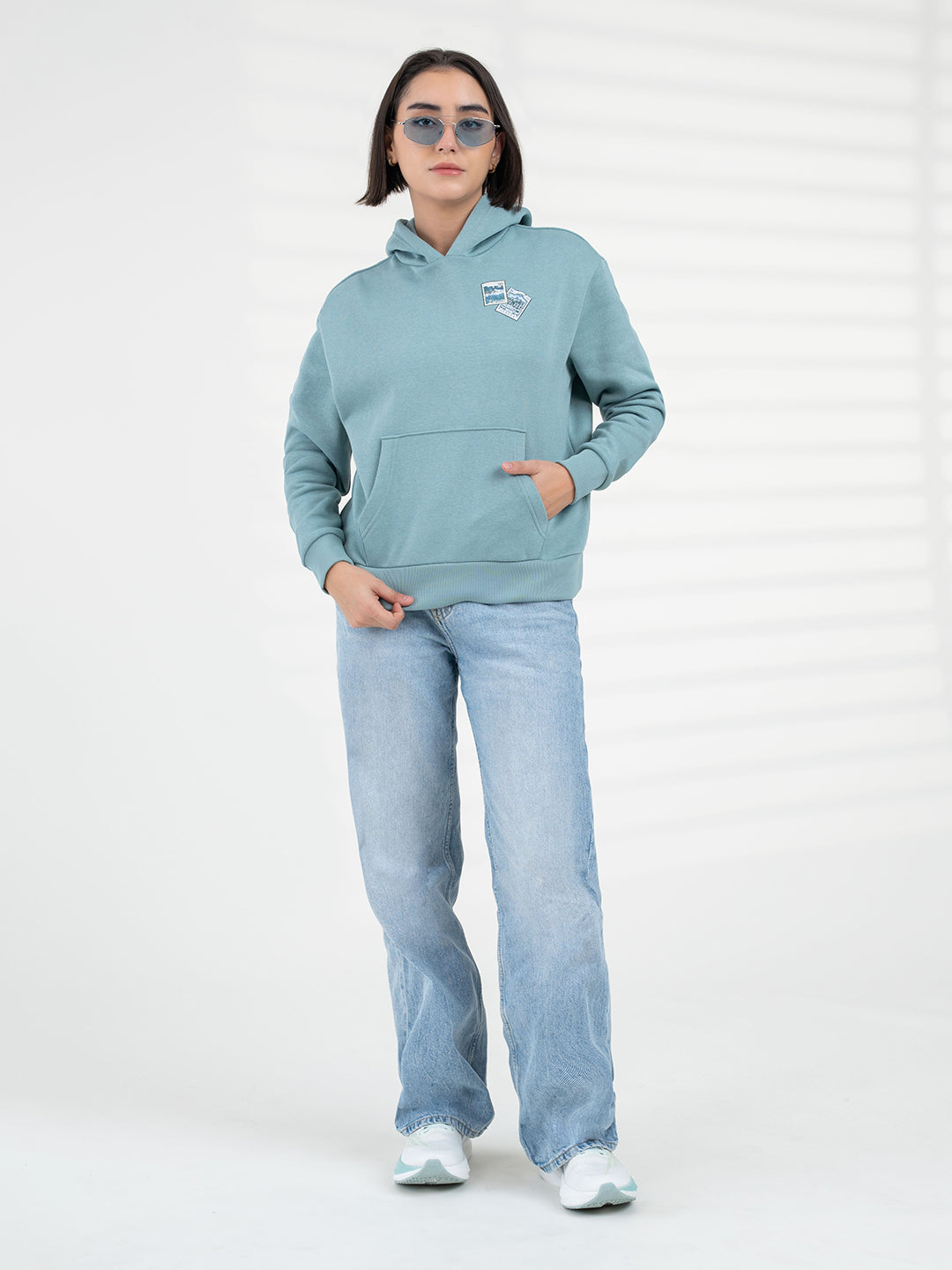 Women Pastel Green Hoodie | Everyday Functional Wear