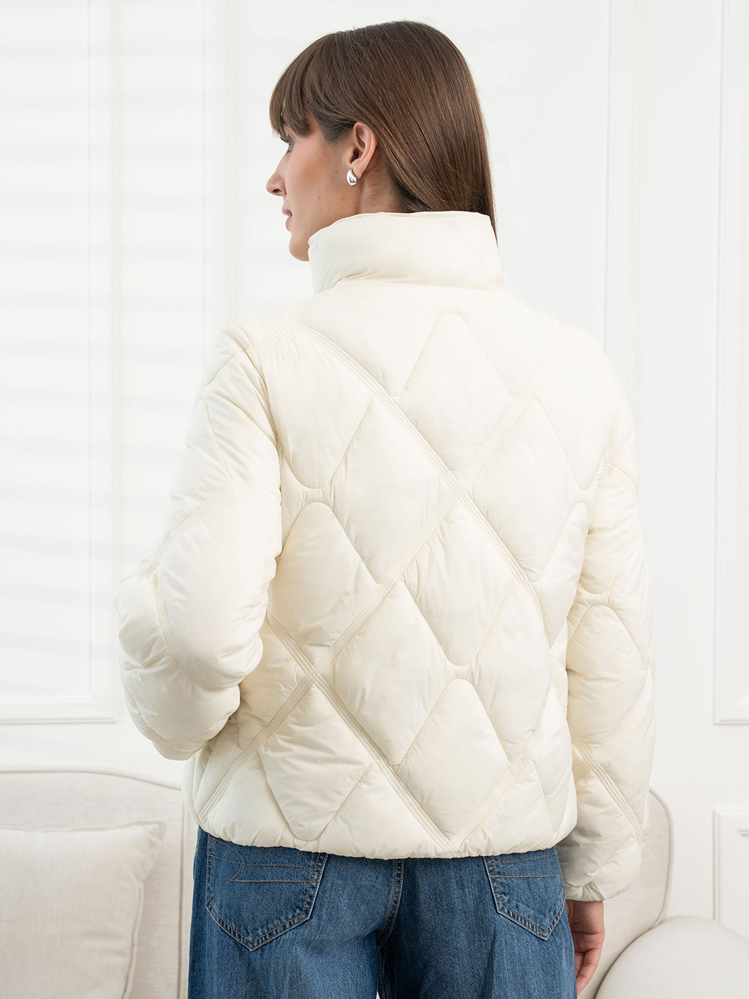 Off-White Padded Jacket for Women – Redtape