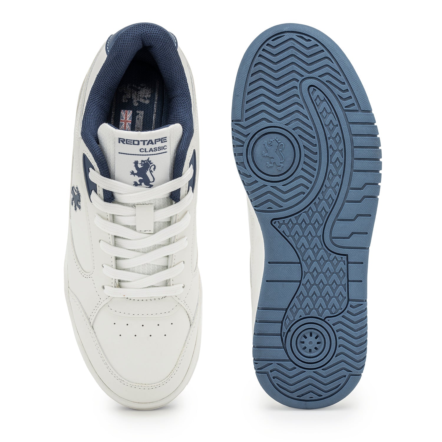 White/Blue