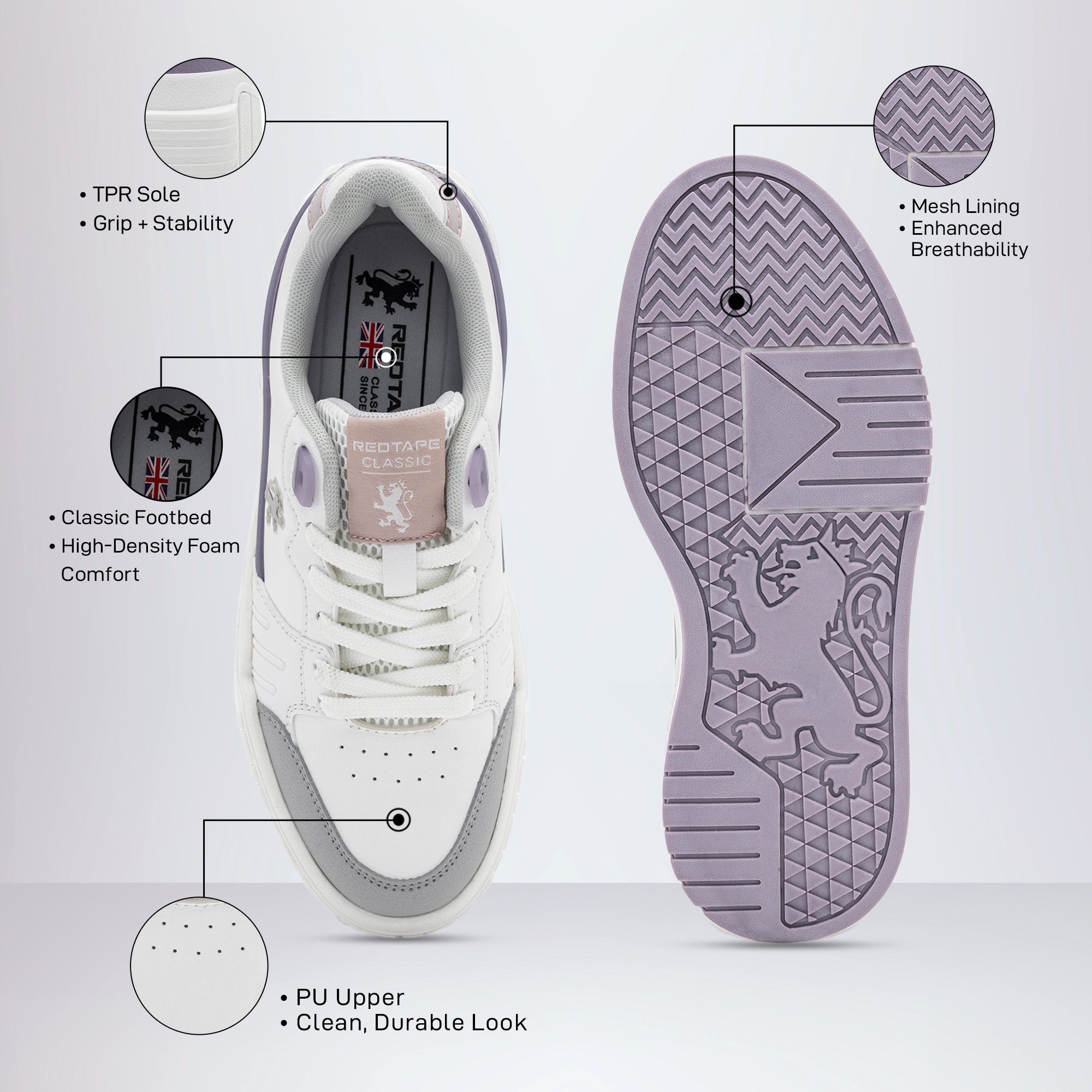 White/Purple