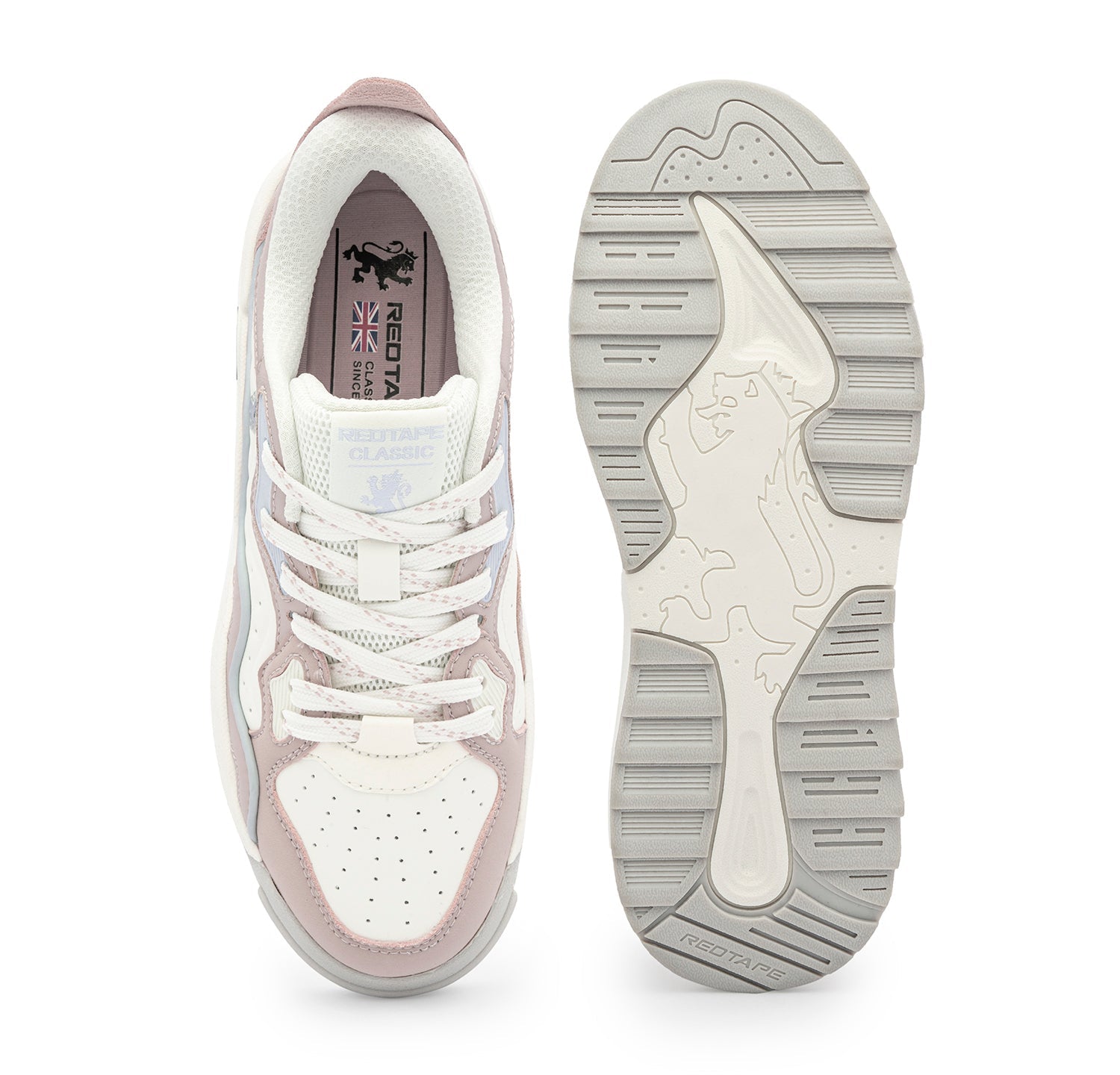 White/Peach