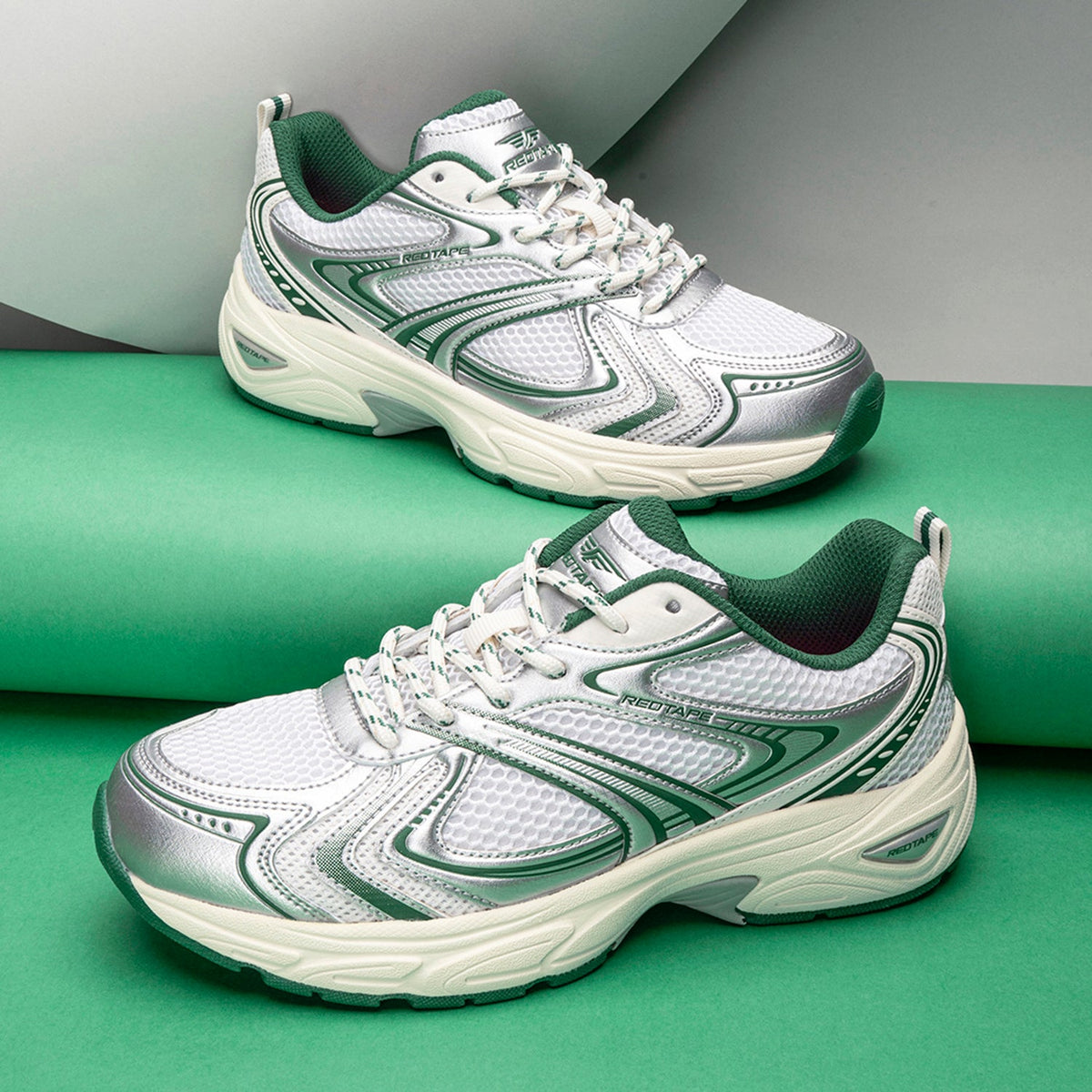 Green White