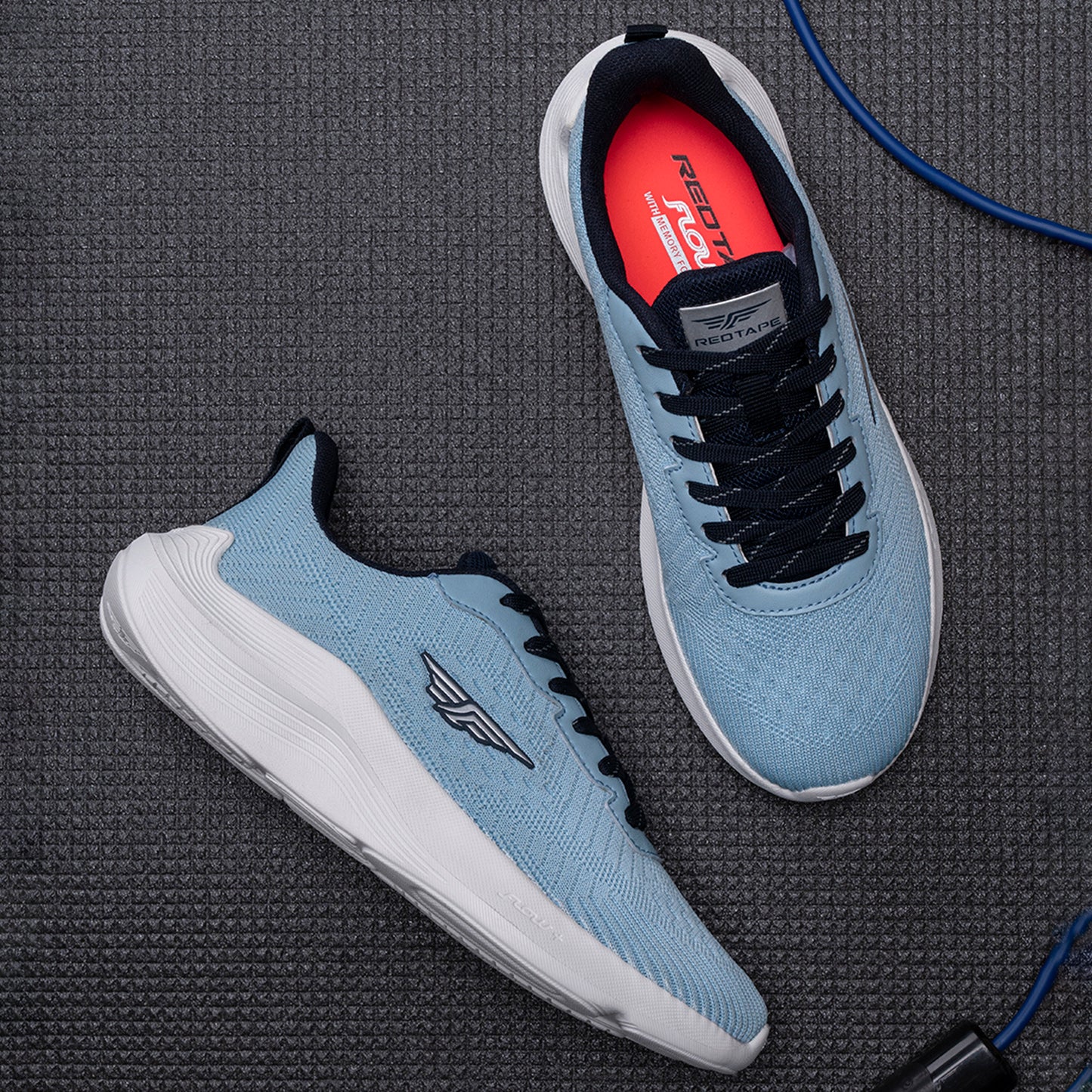 Women Light Blue Walking Shoes