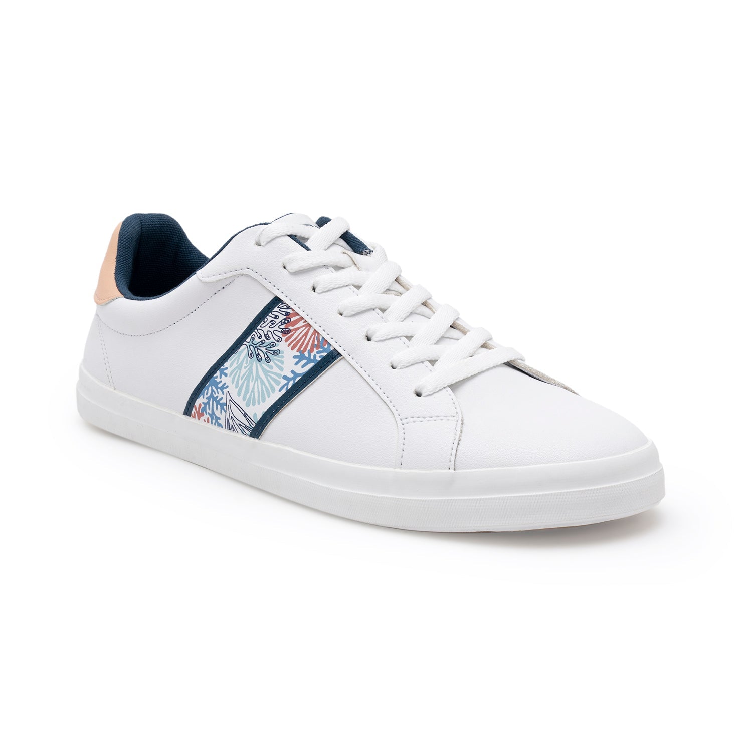White/Peach