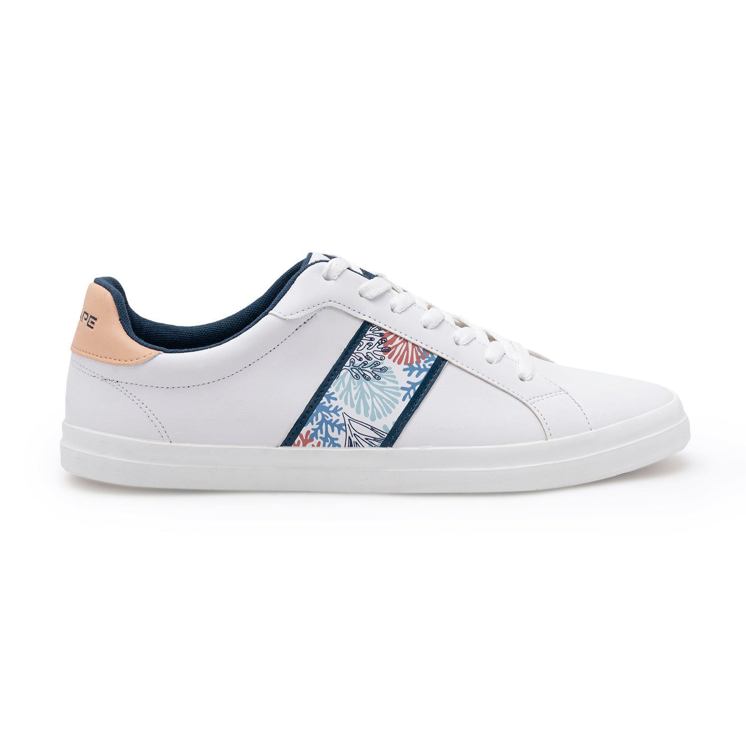 White/Peach