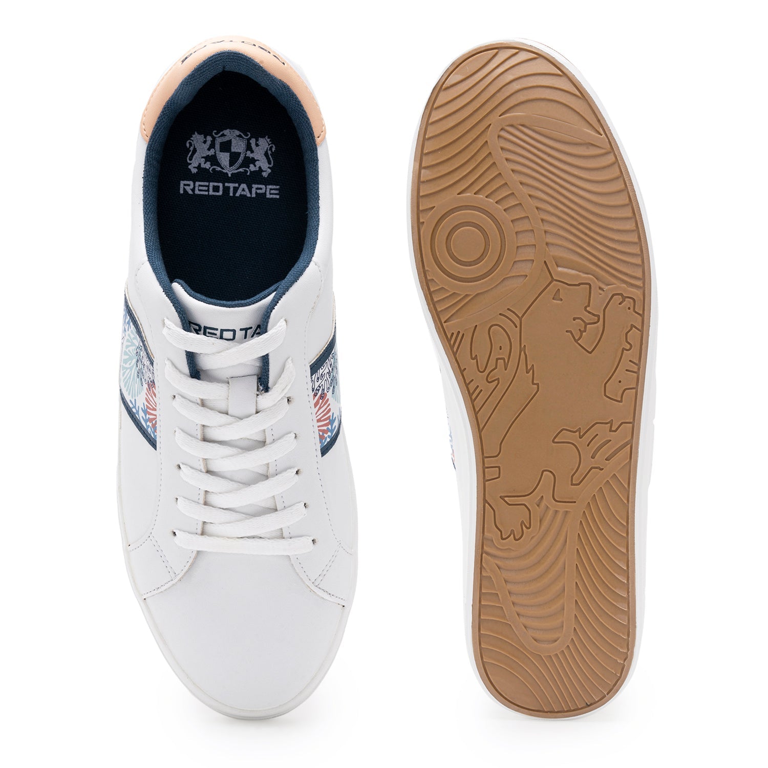 White/Peach