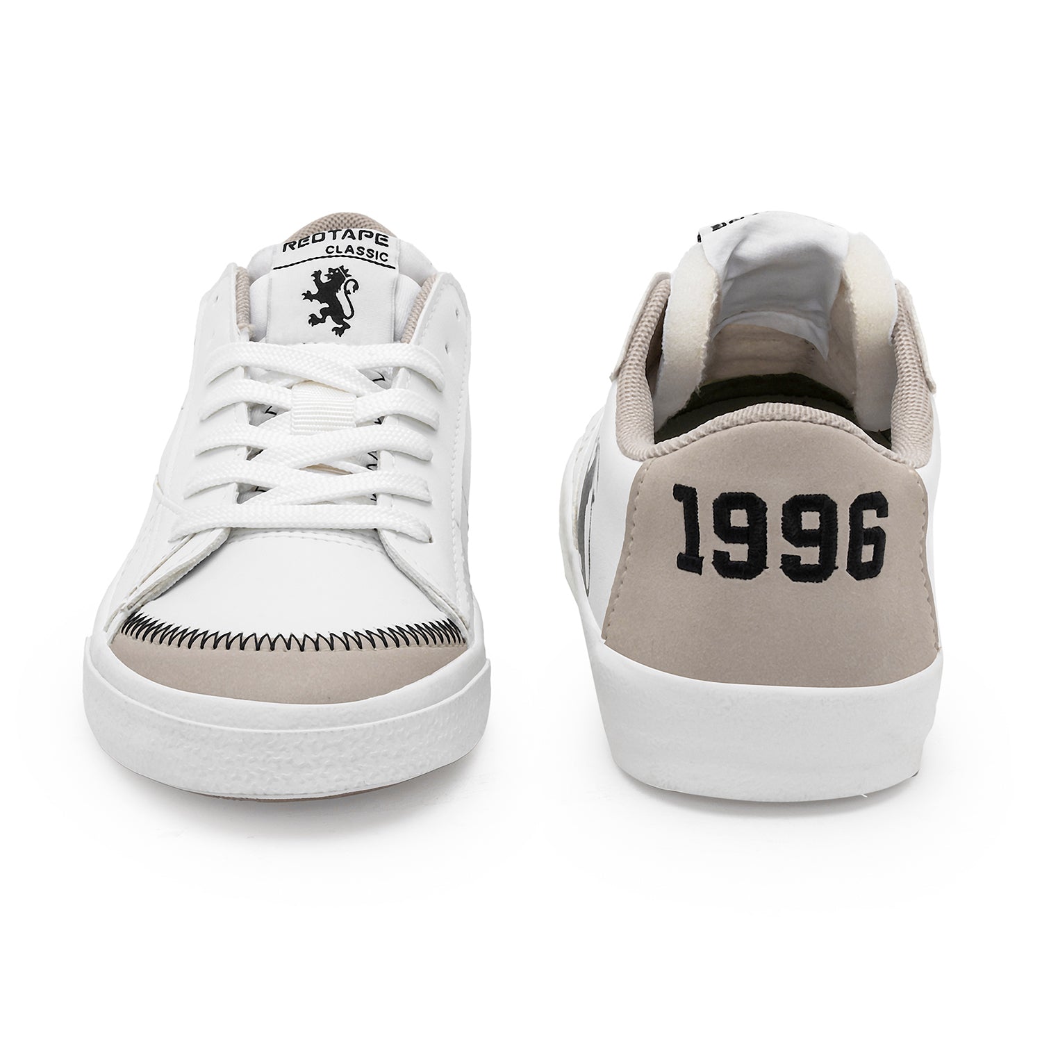 Beige/White