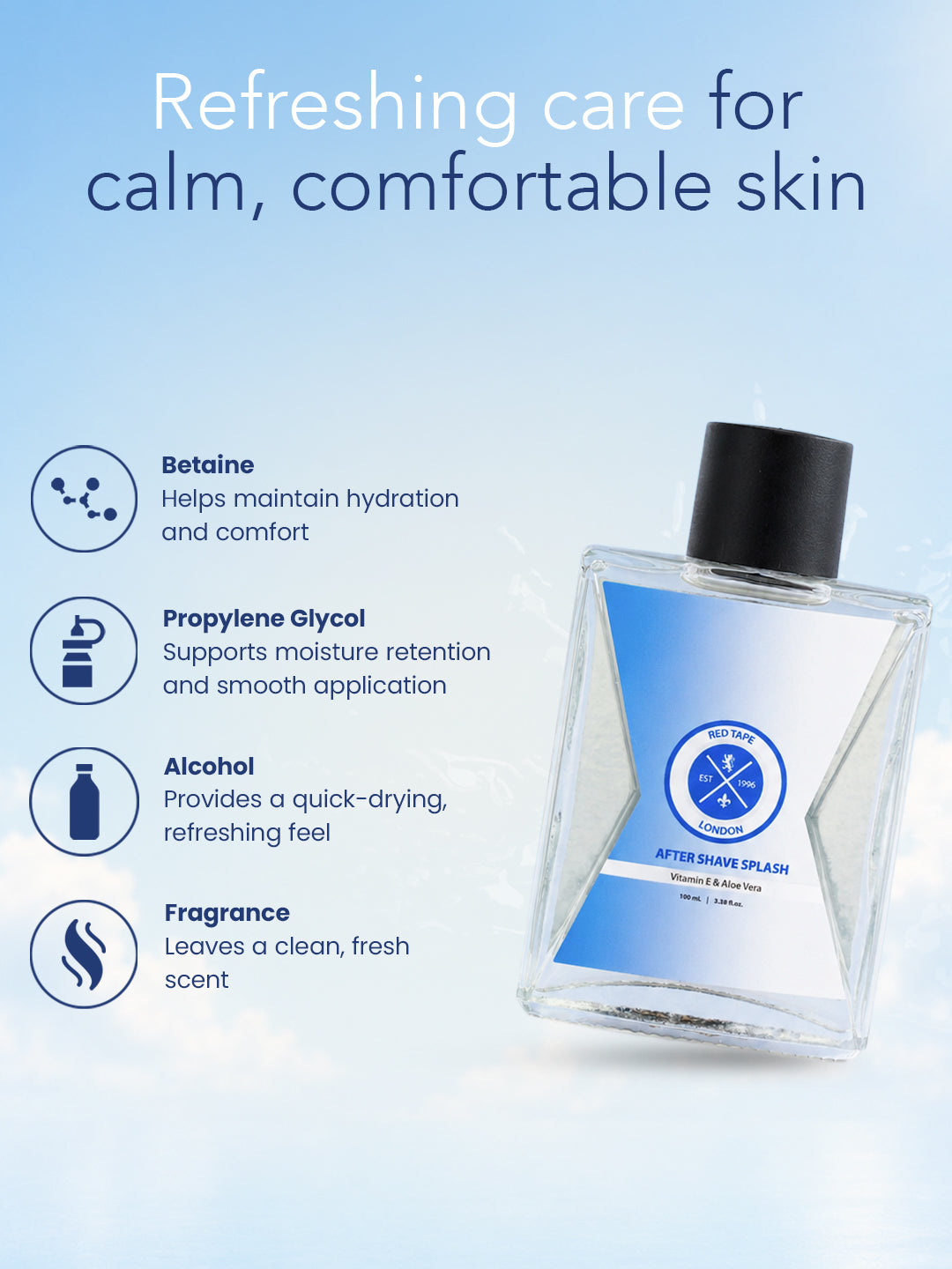 After Shave Splash Vit E & Aloe Vera