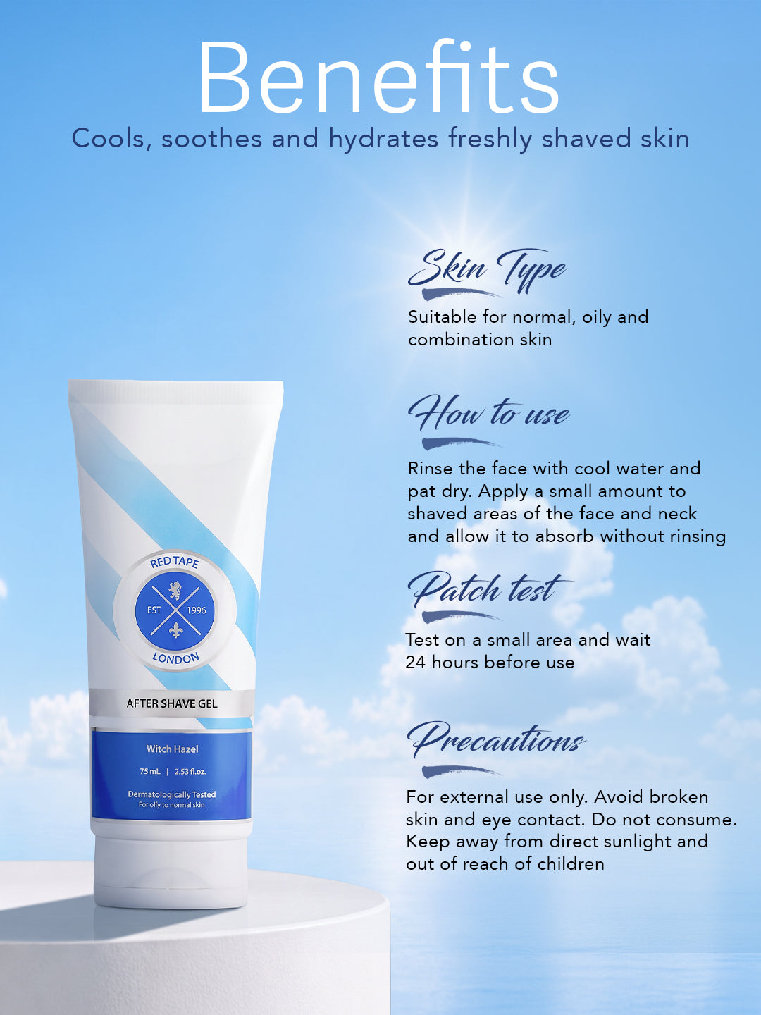 After Shave Gel Witch Hazel