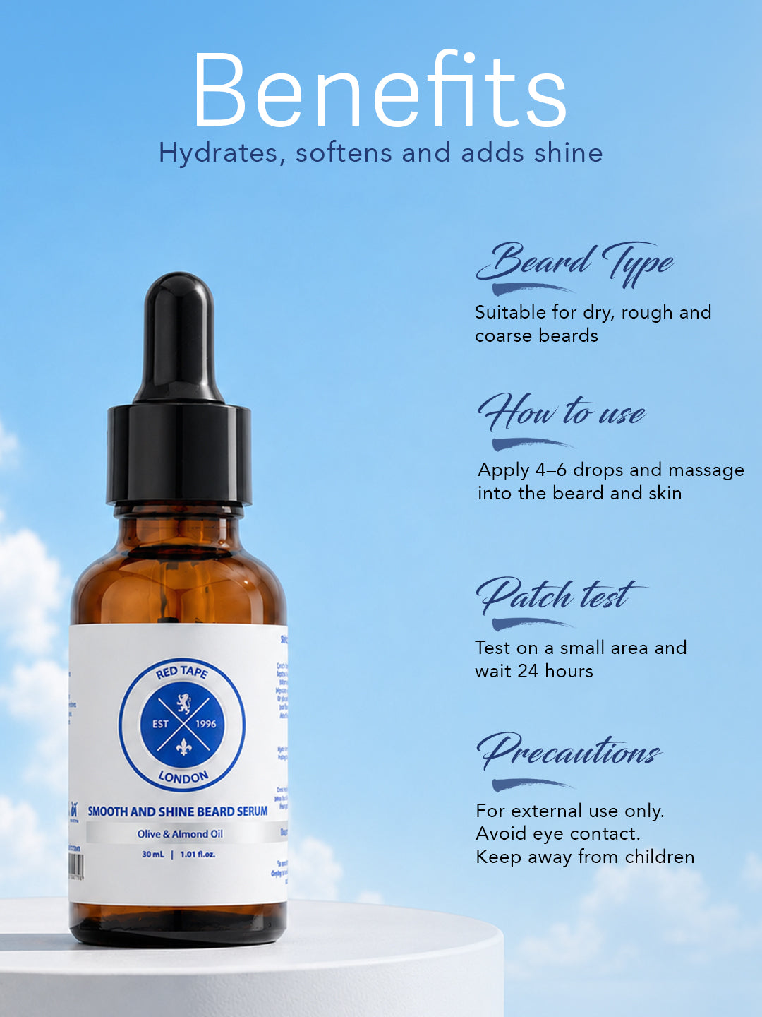 Beard Serum For Smooth & Shine