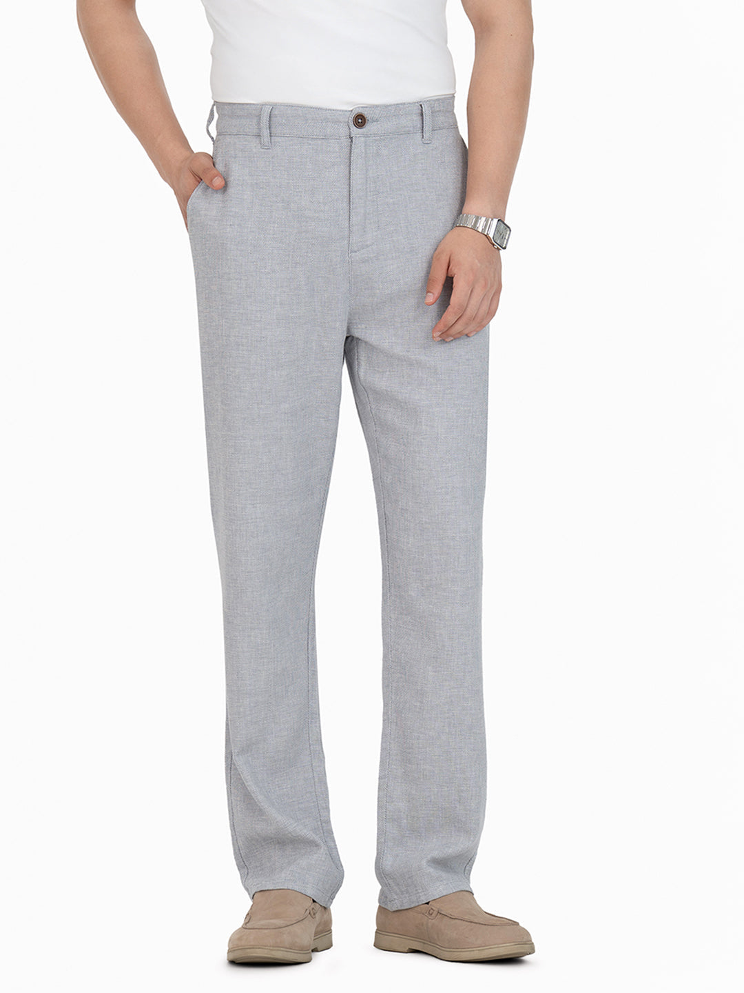 Pants for Men in Slate Blue | Comfortable Casual Pants - 30 / Slate Blue / 33x29x2.5