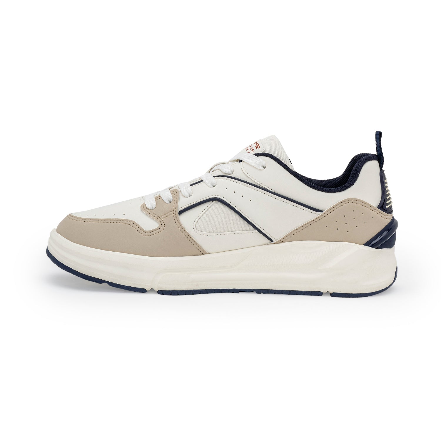 Beige White