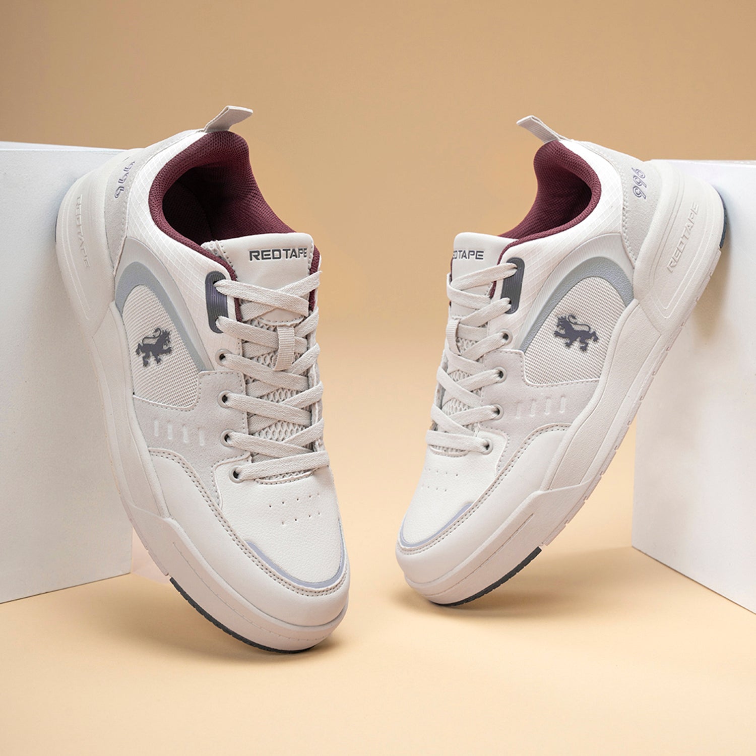 Beige Red