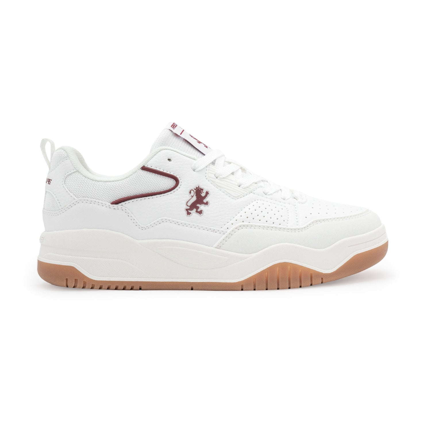 White/Burgundy