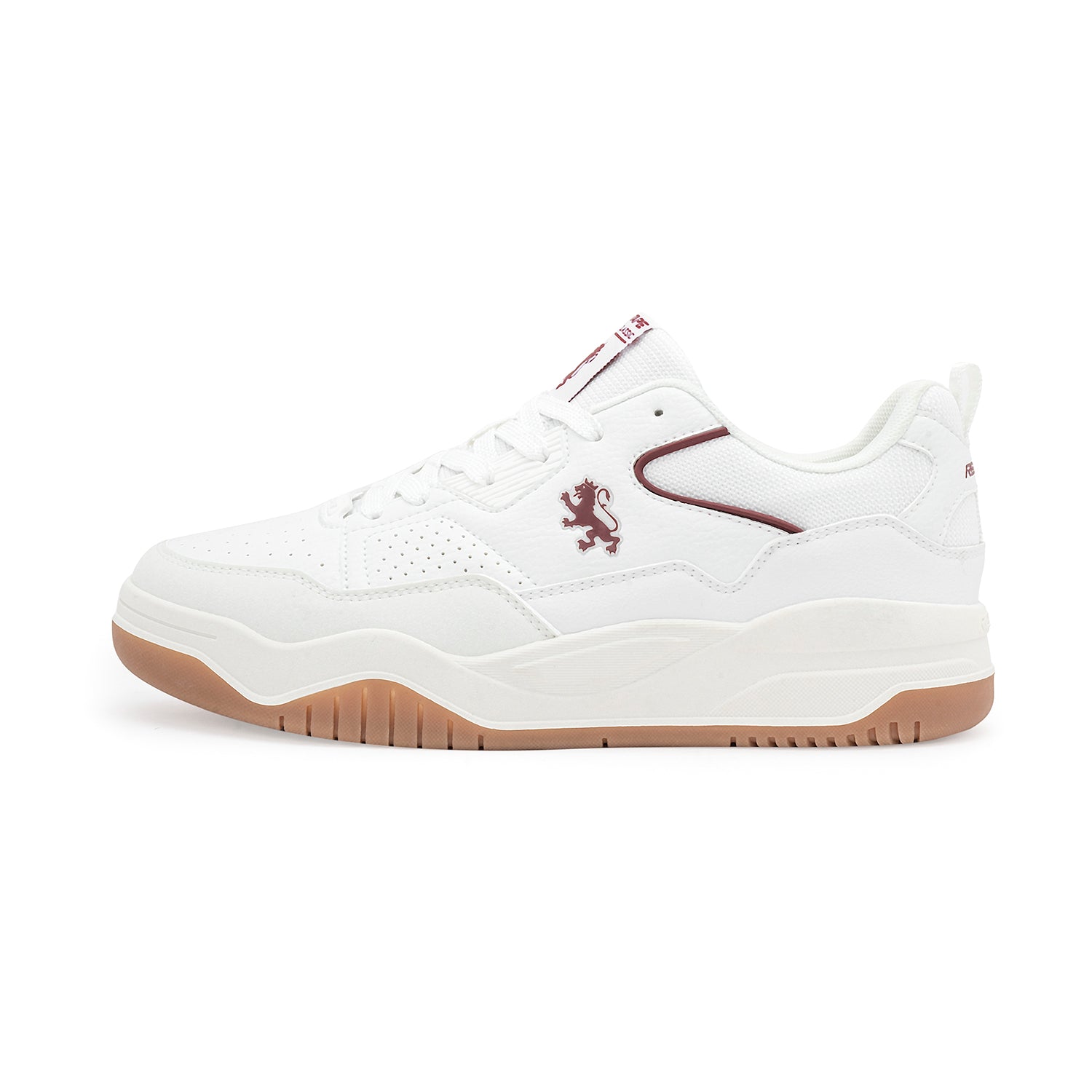 White/Burgundy