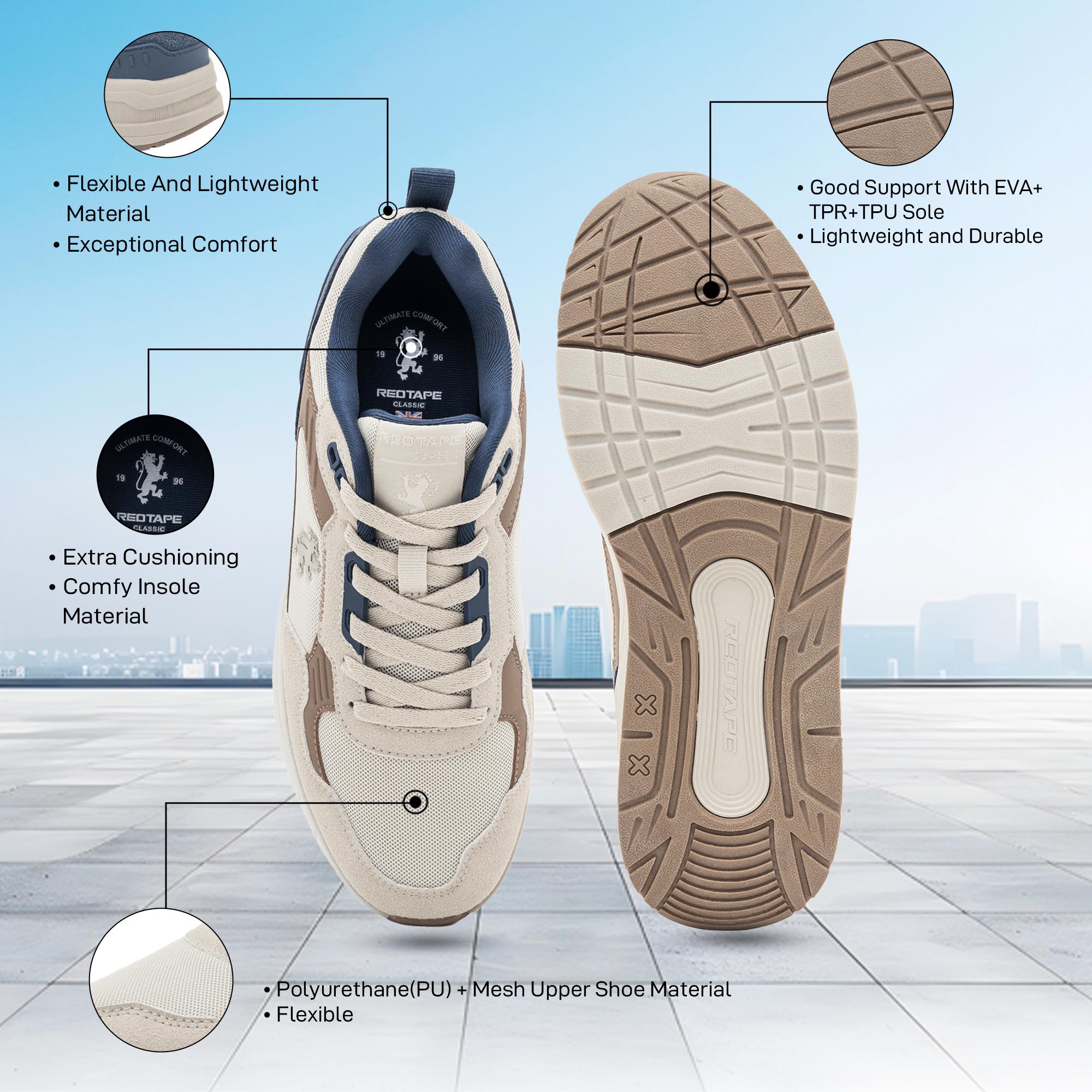 Beige Navy