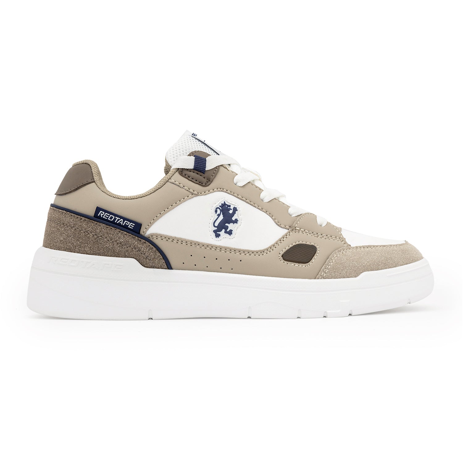 Beige/White