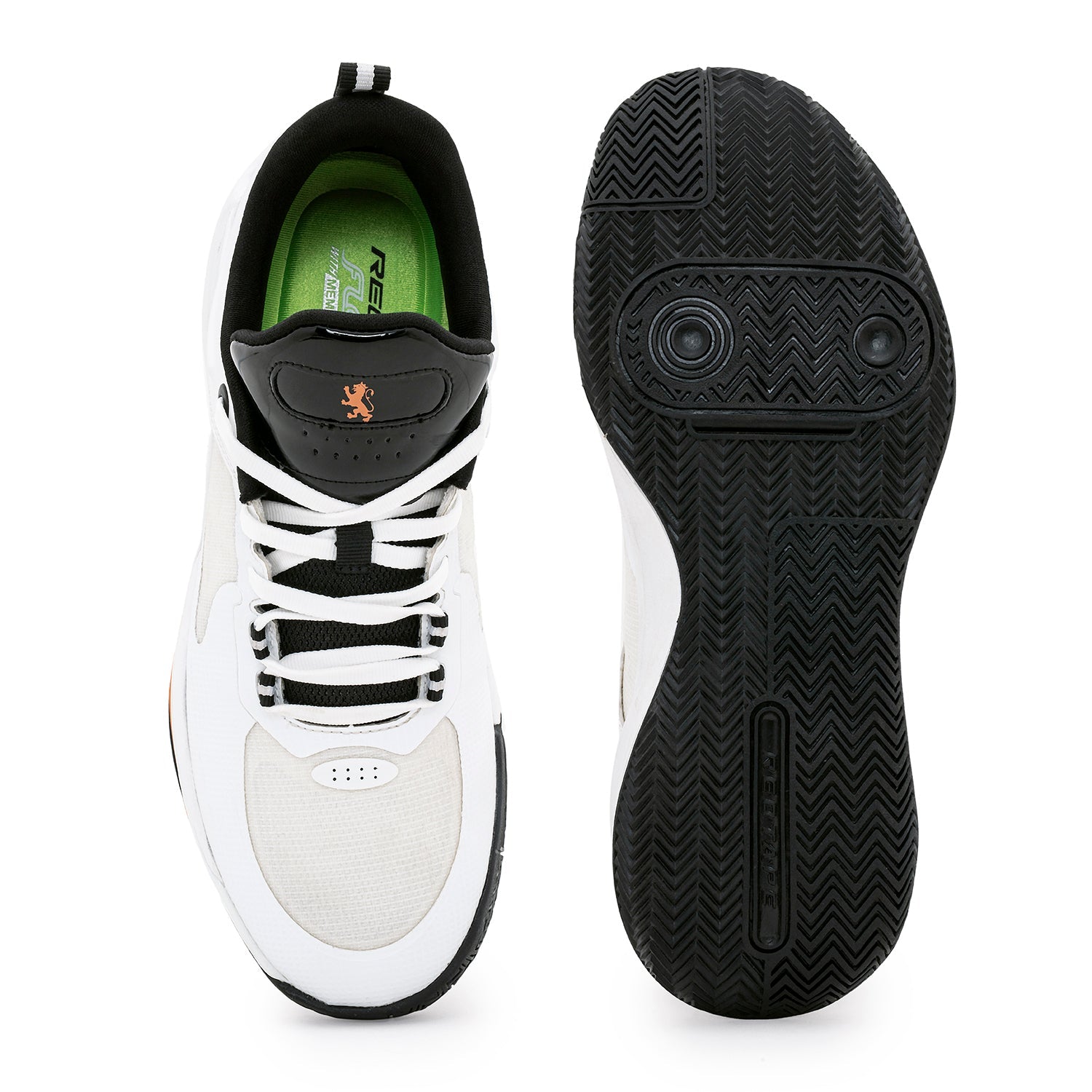White/Orange