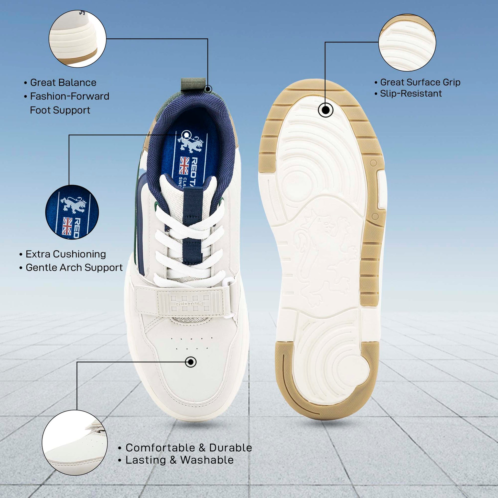 Beige Navy