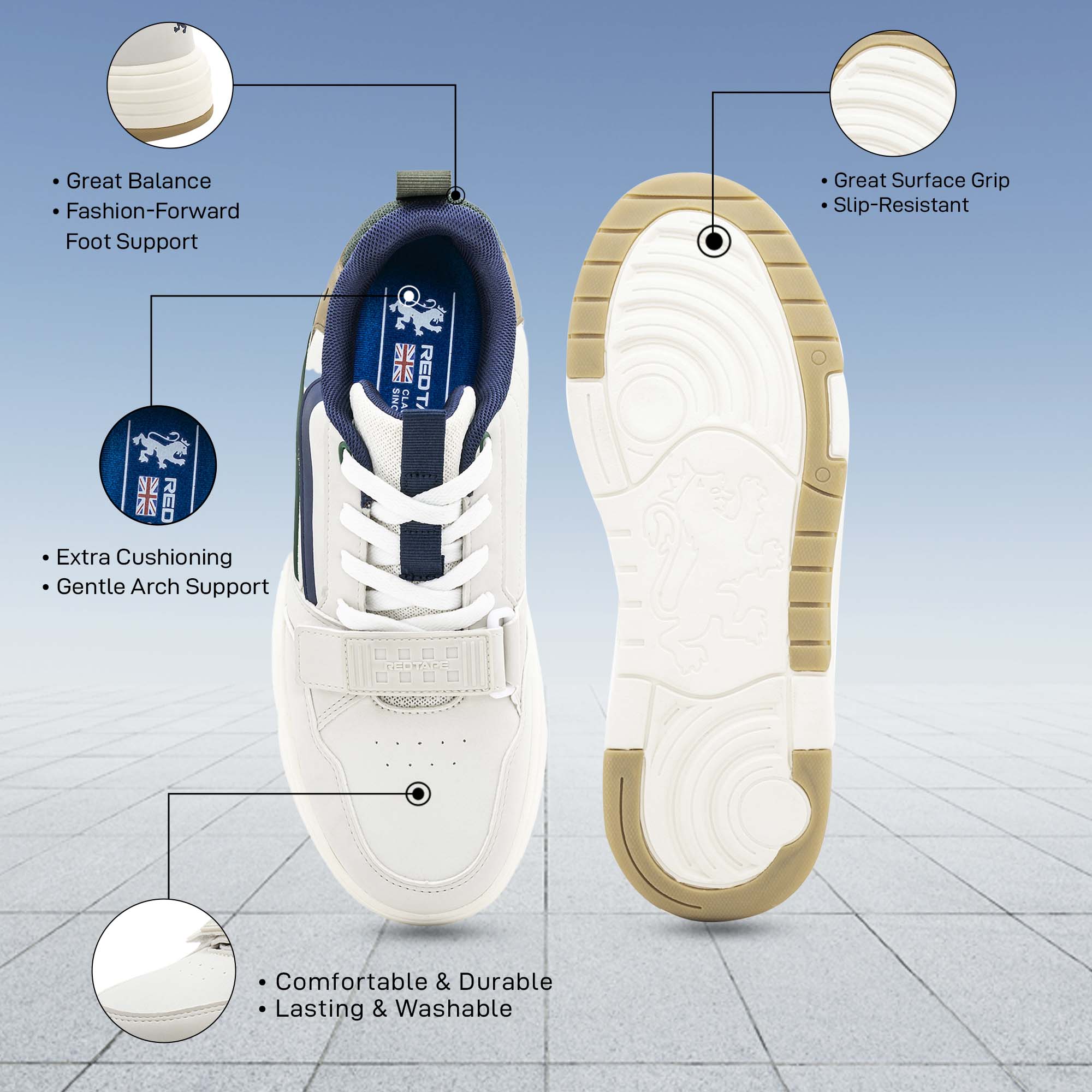 Beige Navy