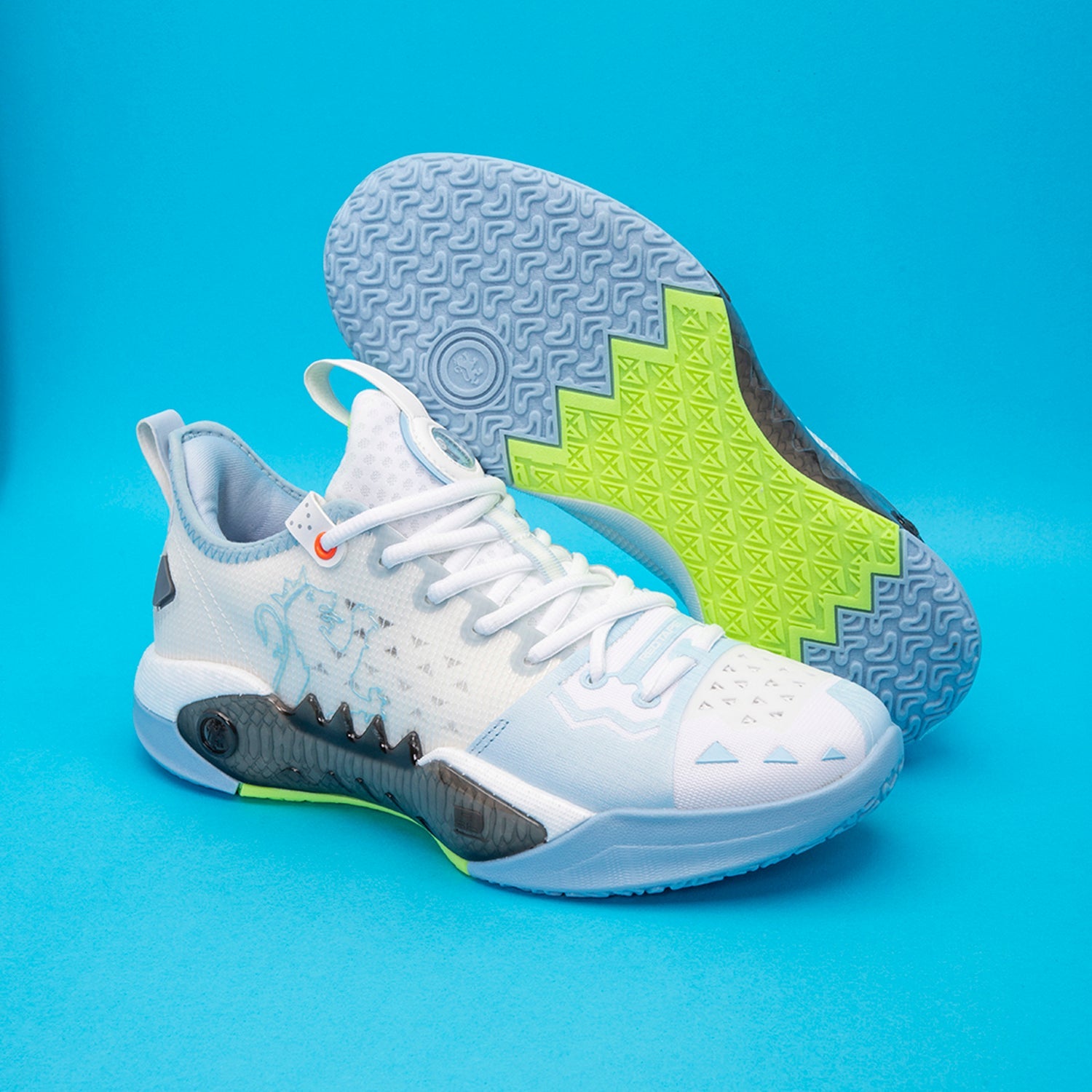 White/Blue