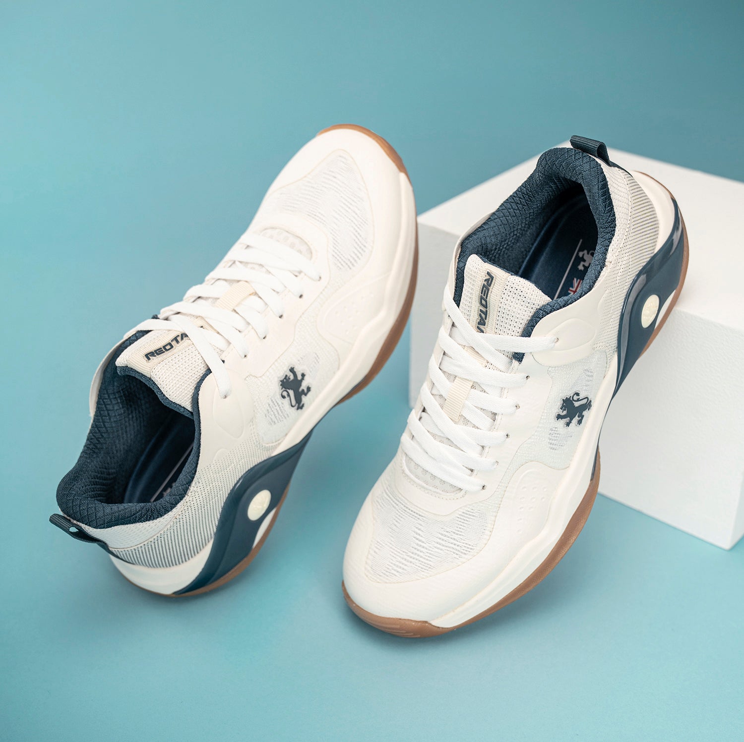 Navy Off White
