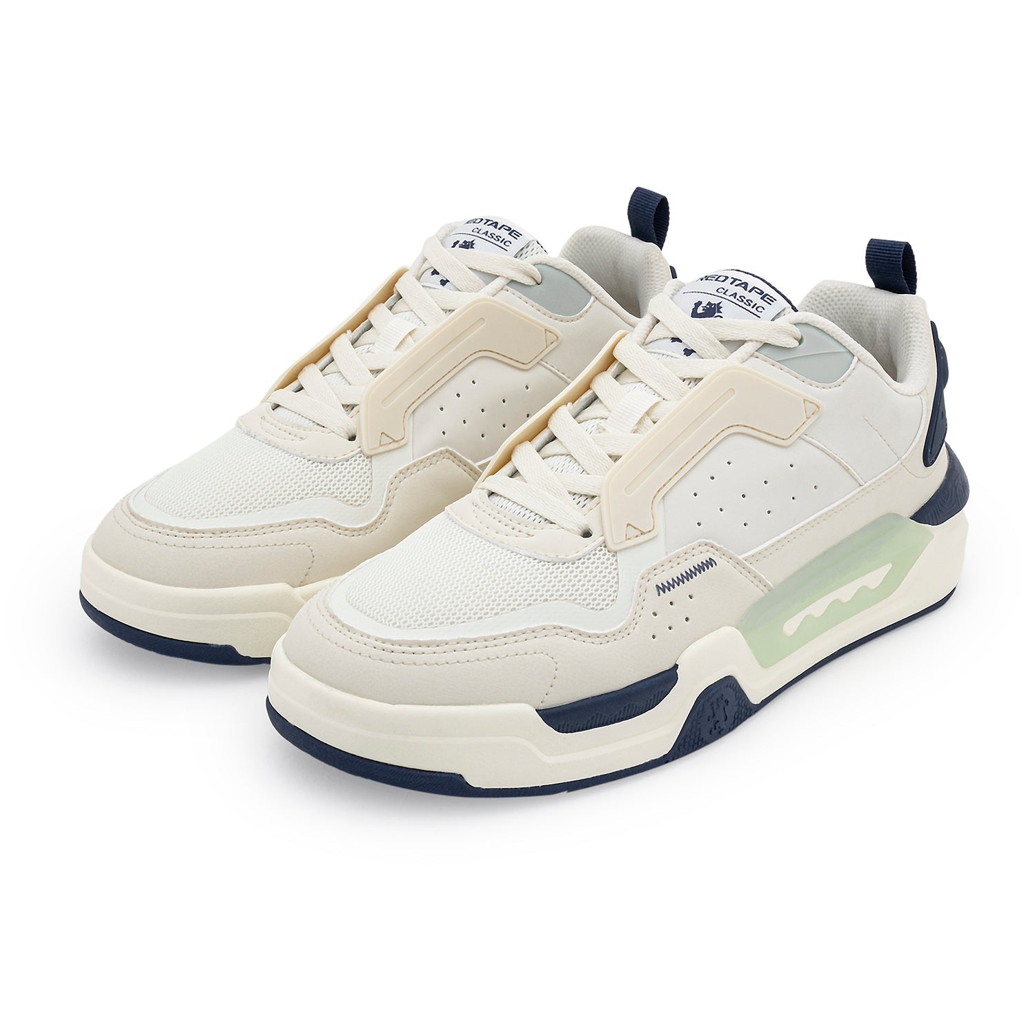 Beige/Blue