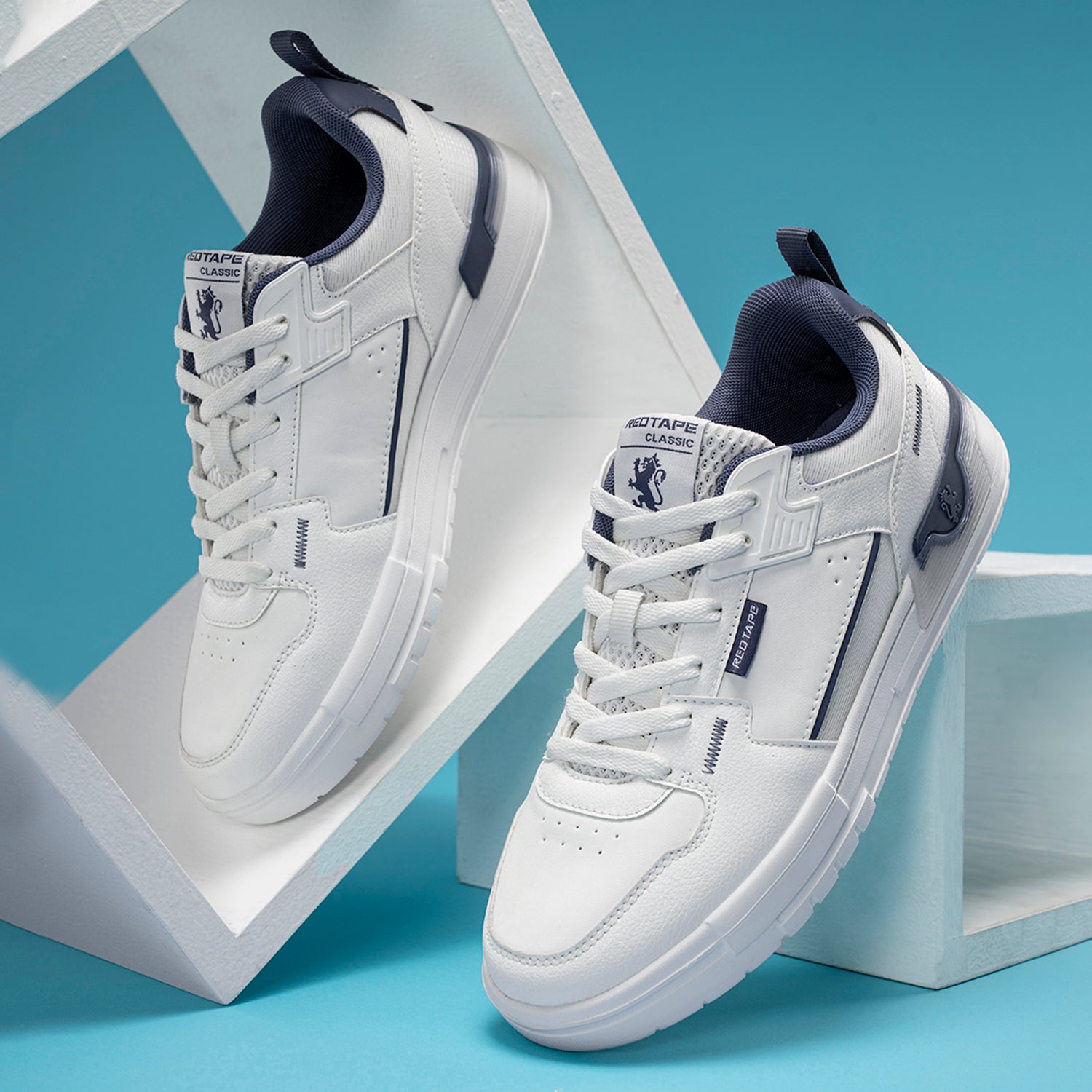 White/Blue