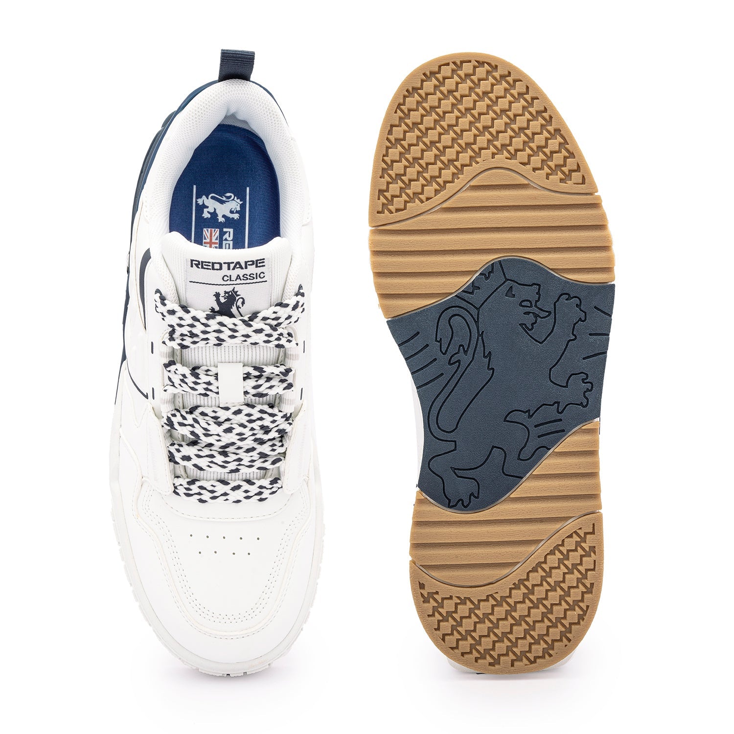 White/Navy
