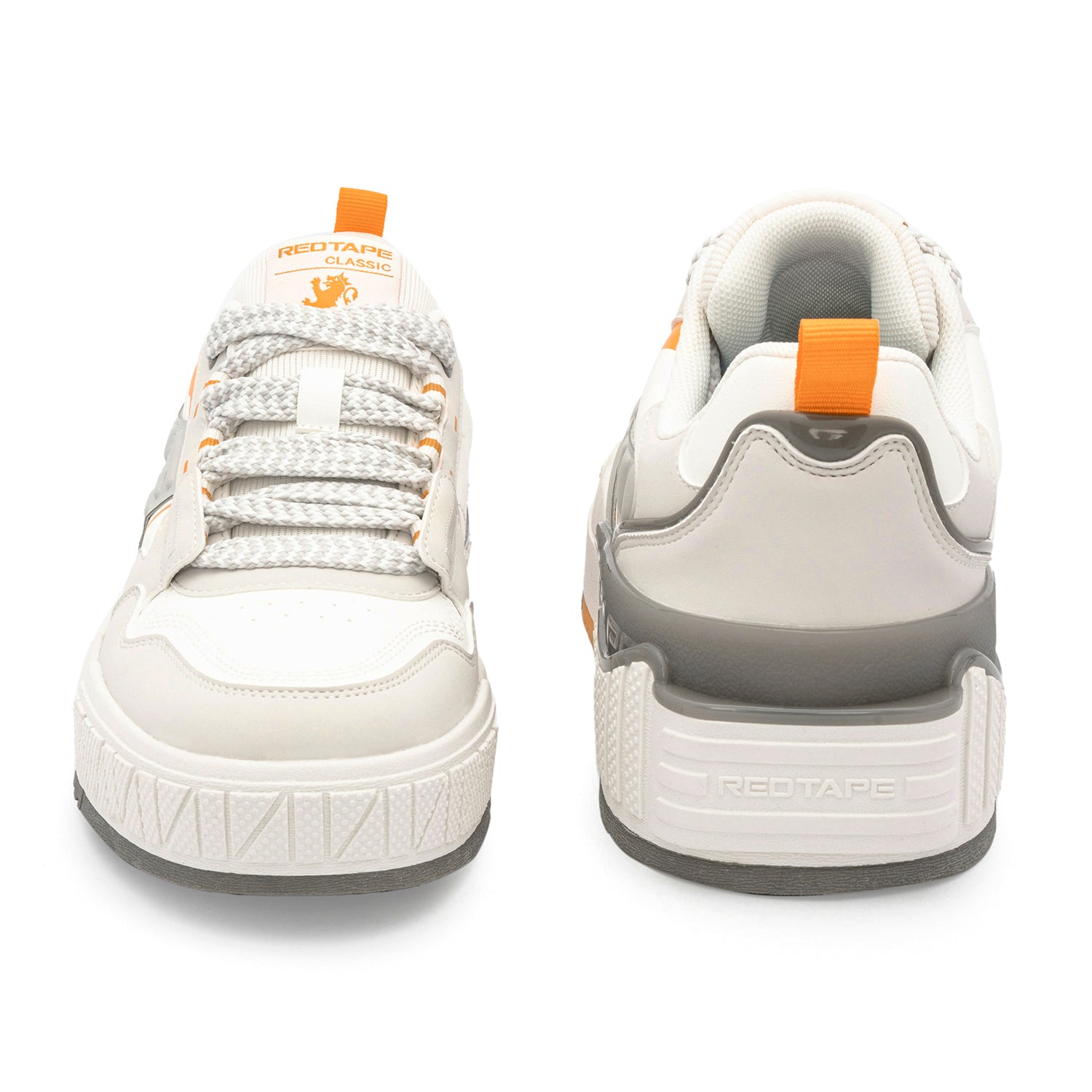 White/Orange