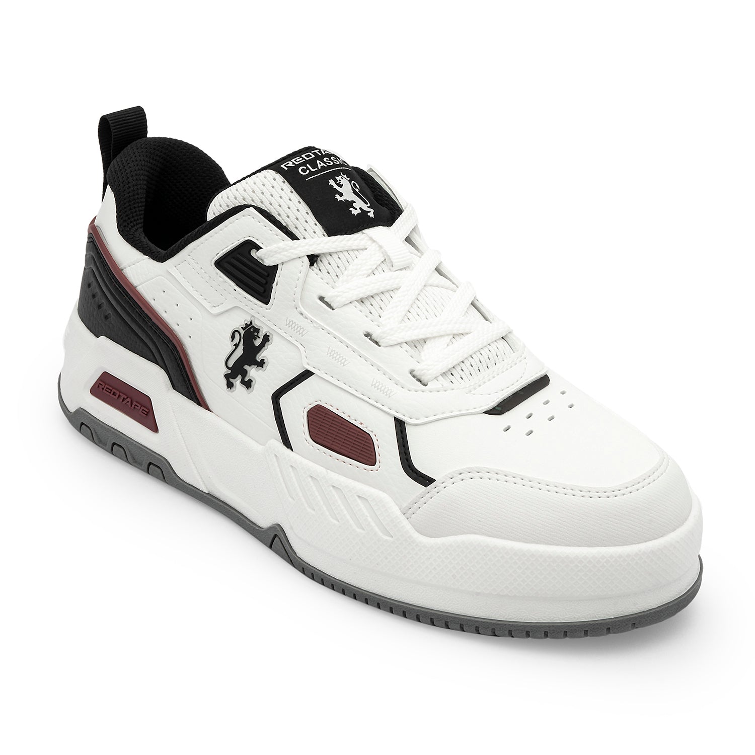 White/Maroon