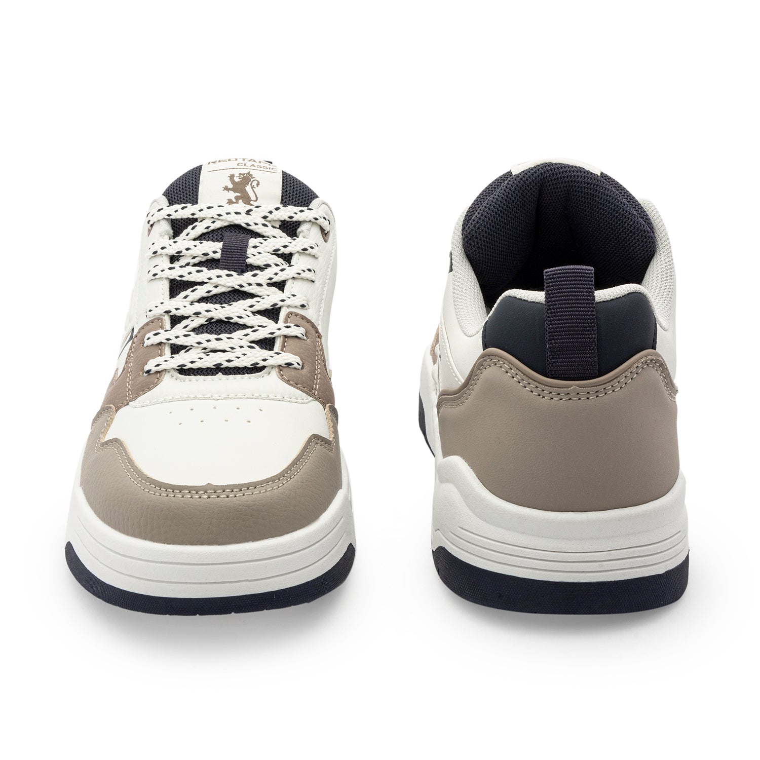 Beige/White