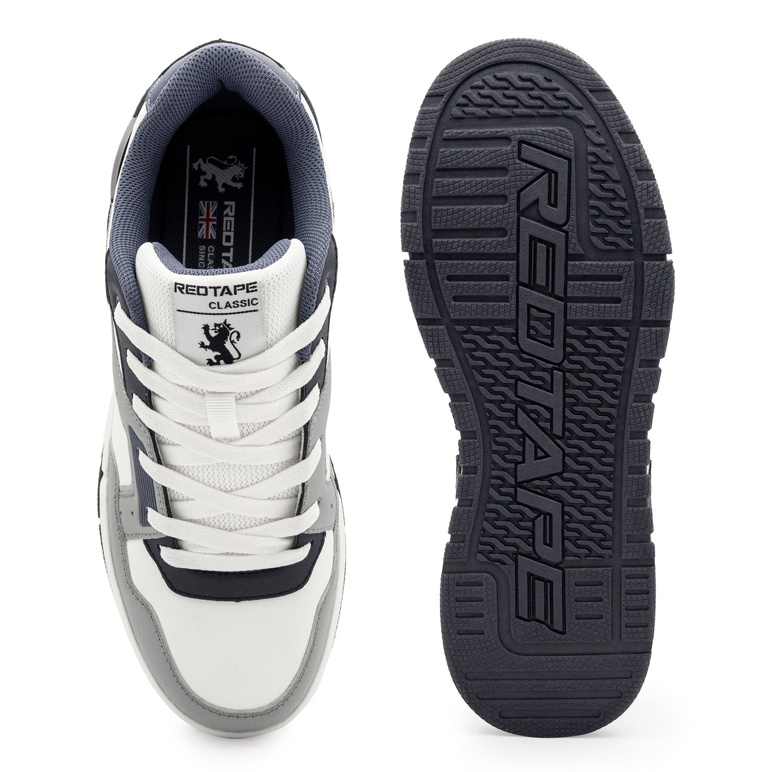 White/Blue