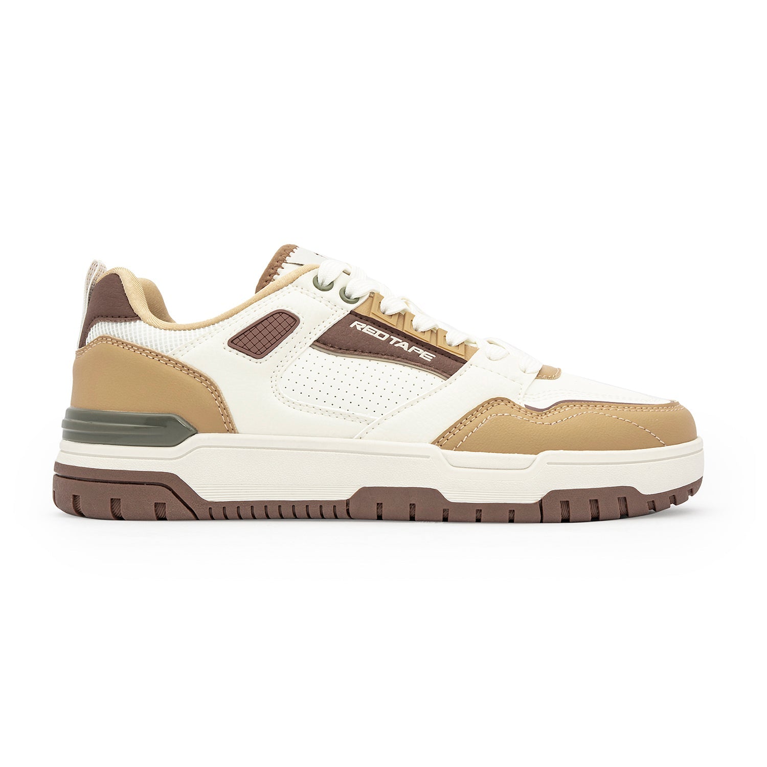 Tan/White