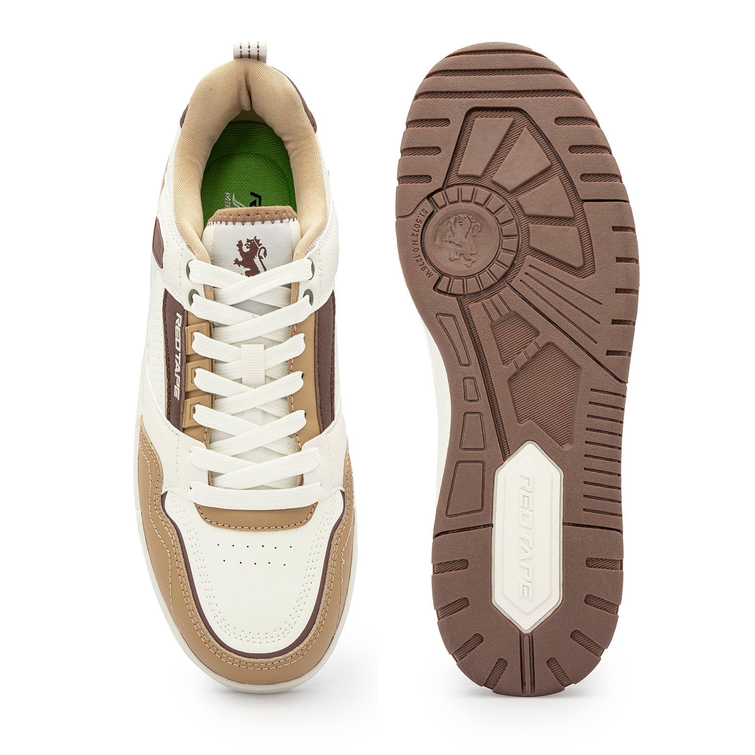 Tan/White