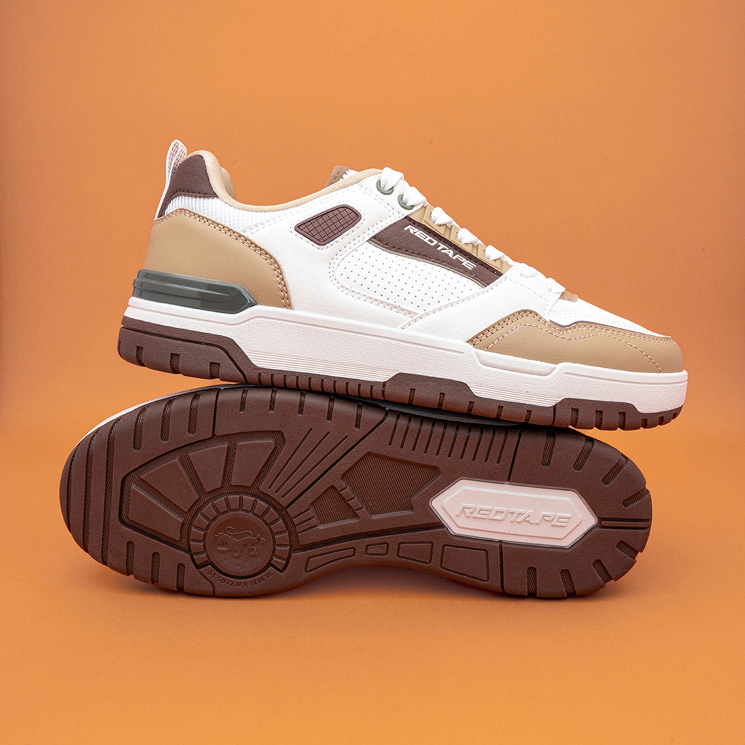 Tan/White
