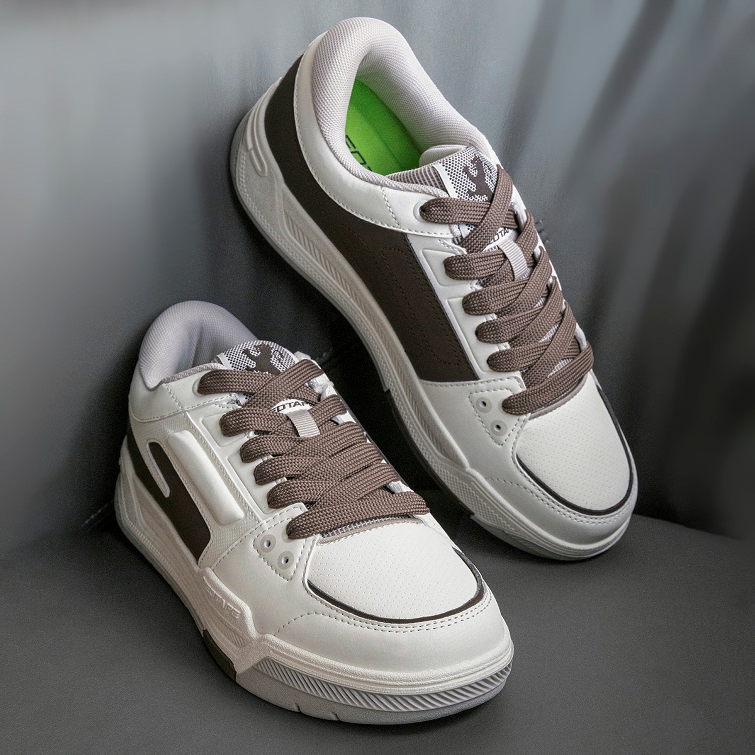 Off White/Brown