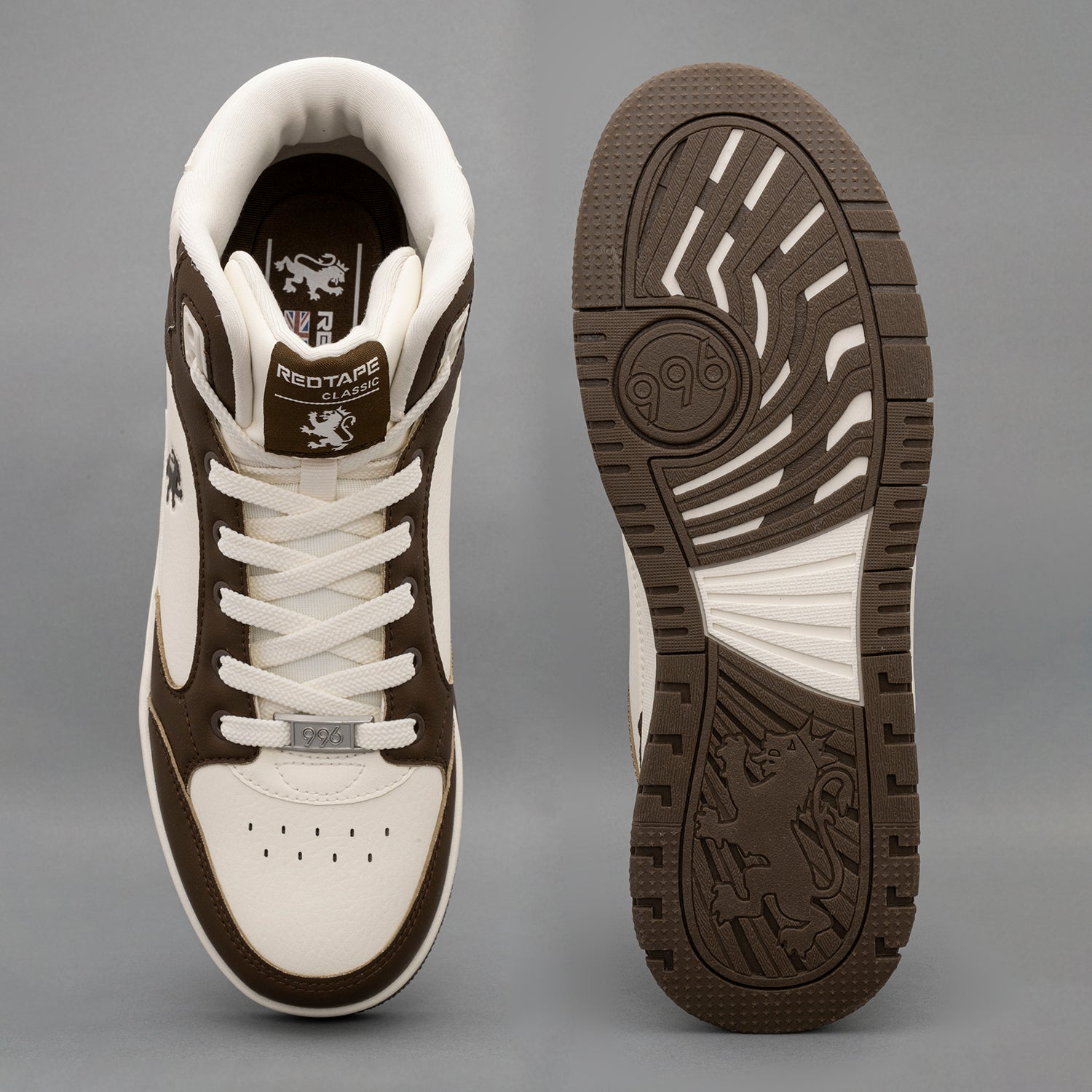 Brown/White