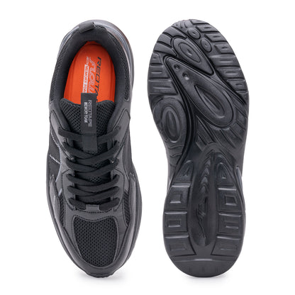 Men Black Walking Shoes