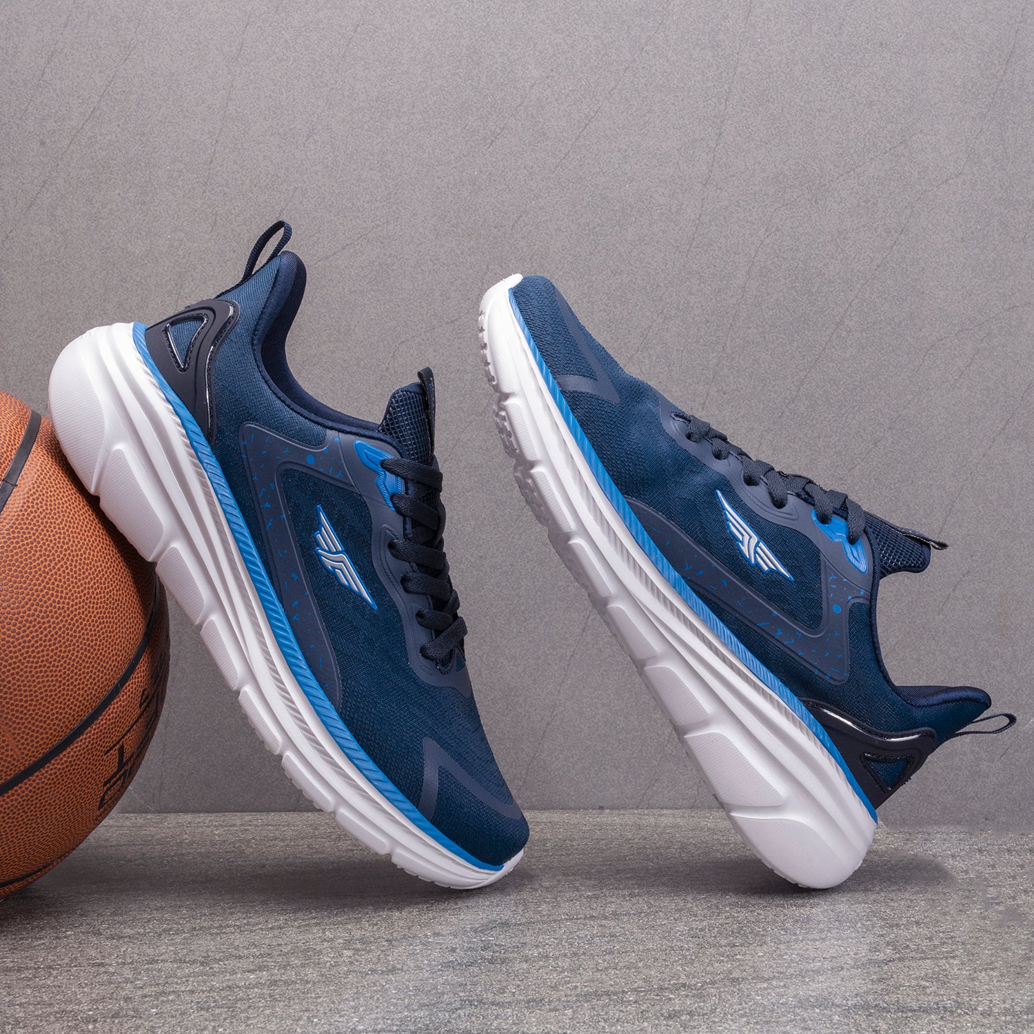 Men's Navy Walking Shoes