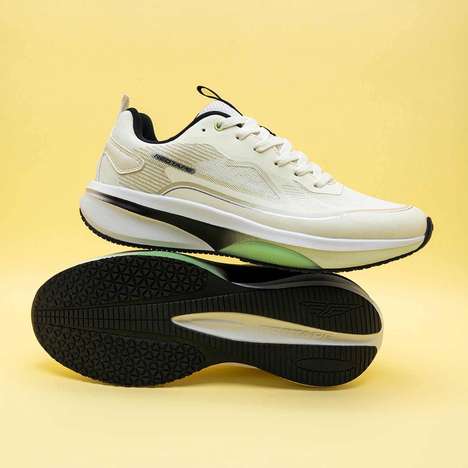 Off White/Green