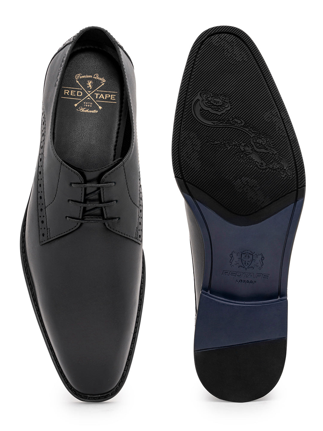 Men’s Black Formal Derby Shoes | Modern Classics