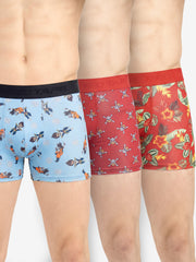 Light Blue Red Deep Red