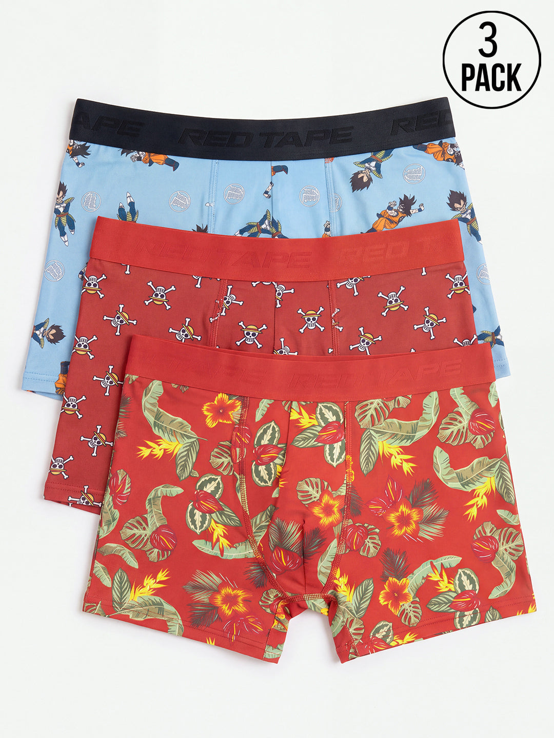 Light Blue Red Deep Red