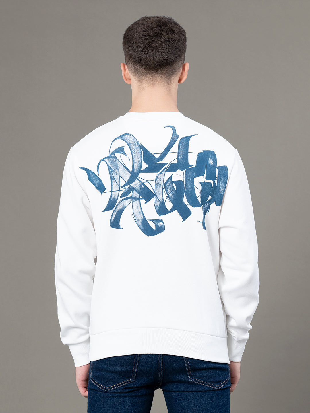 Round Neck Graphic Sweatshirt for Men – Redtape