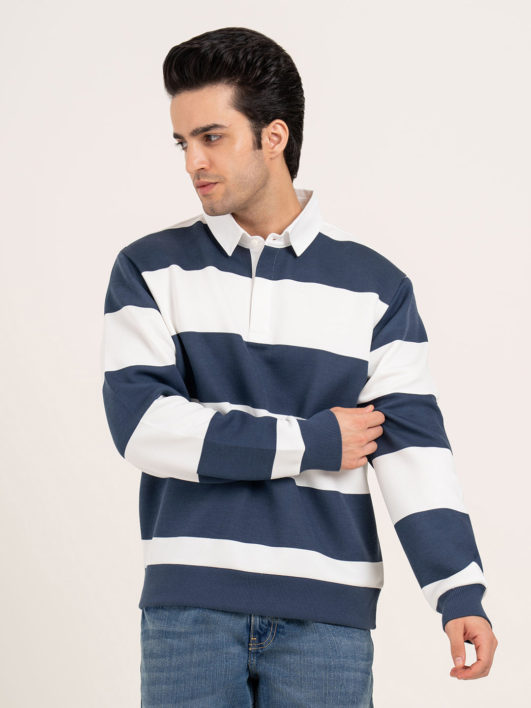 Men's Striped Sweatshirt