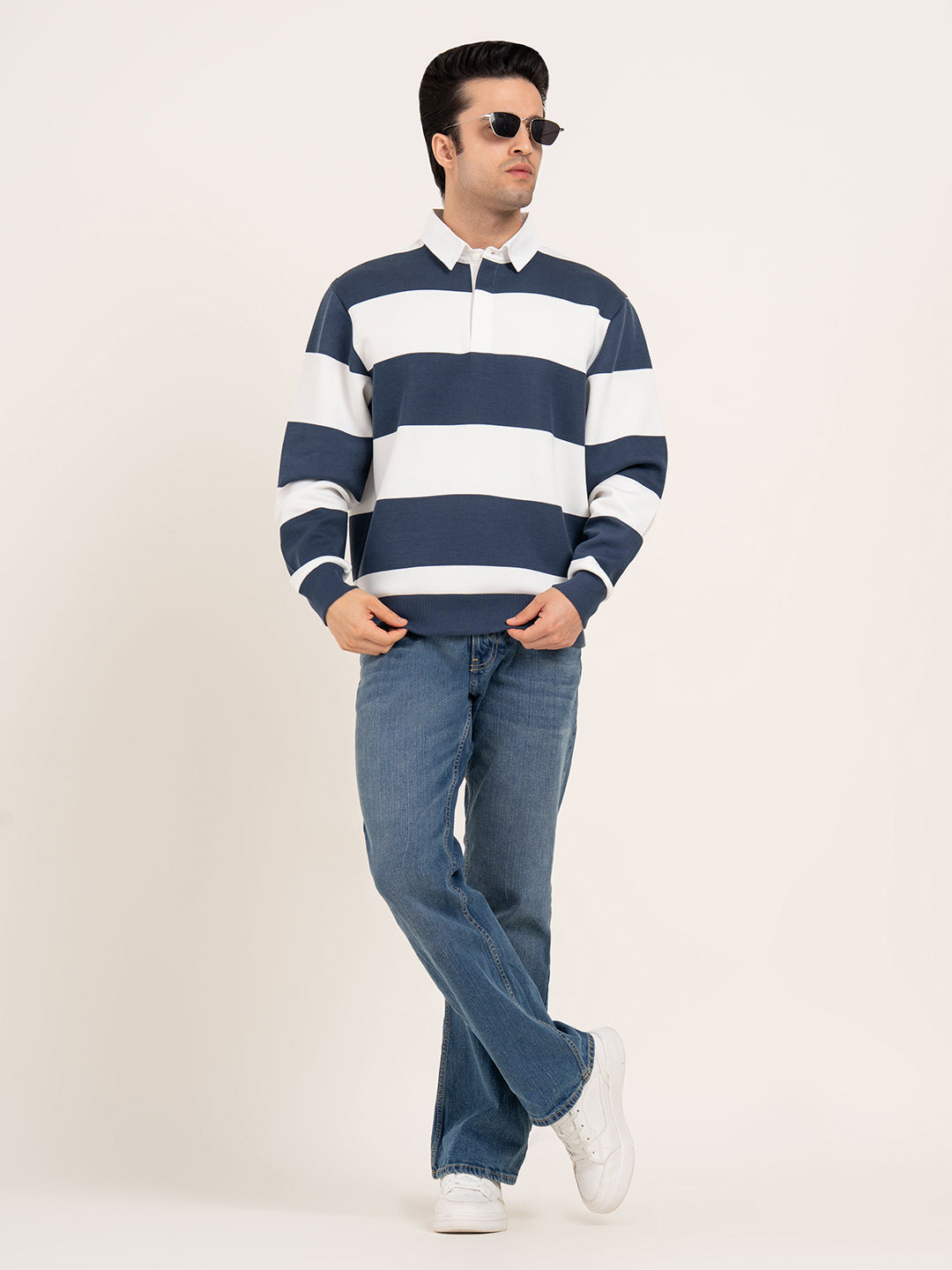 Blue White