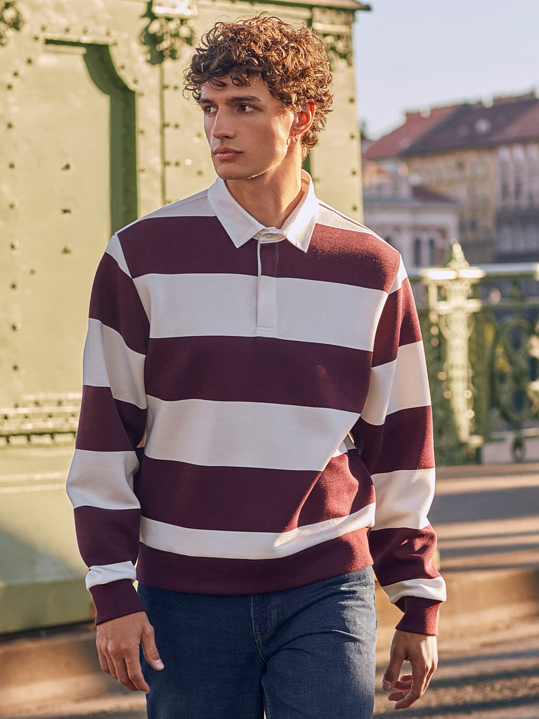 Men's Striped Sweatshirt