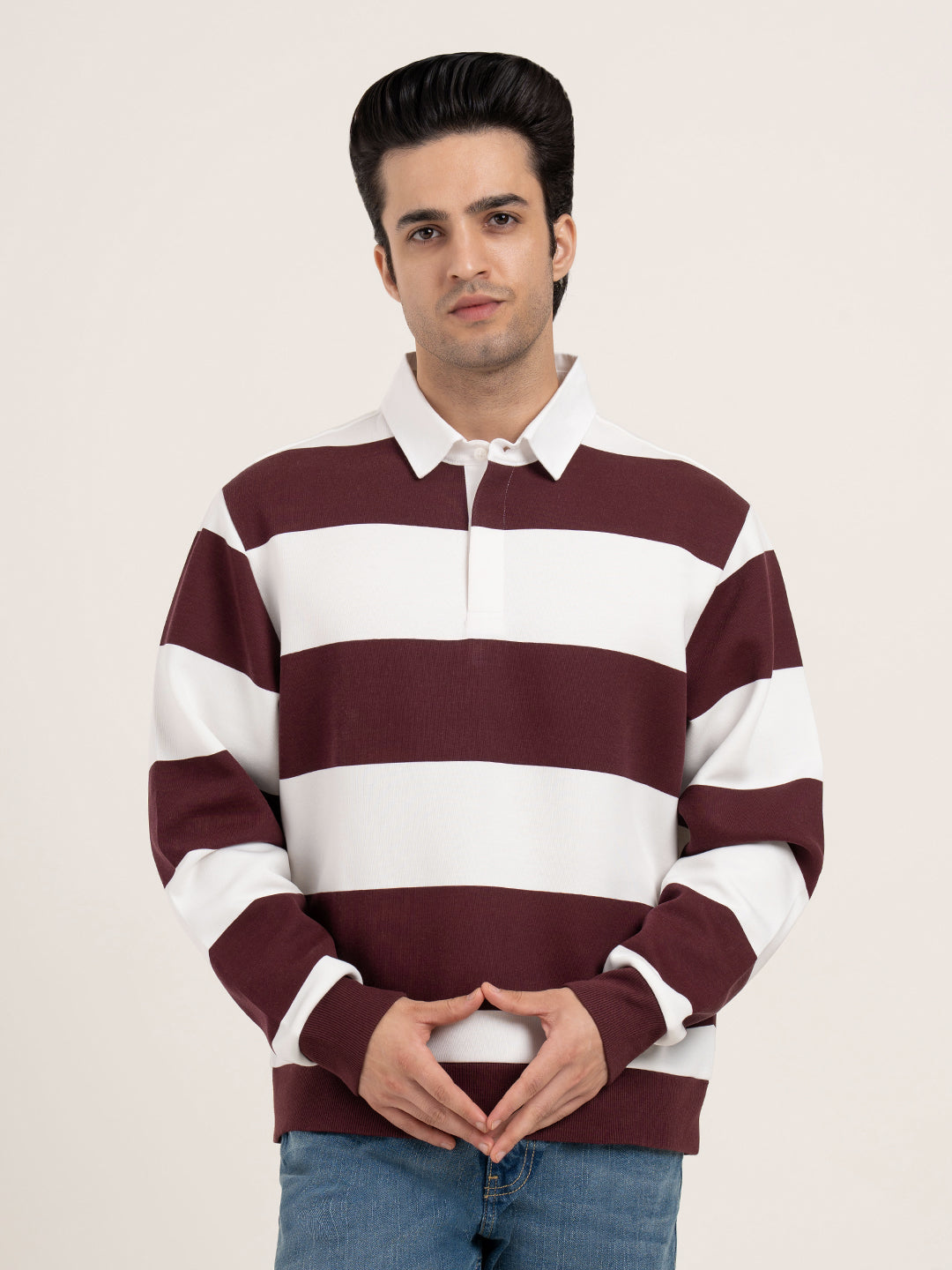 Maroon White